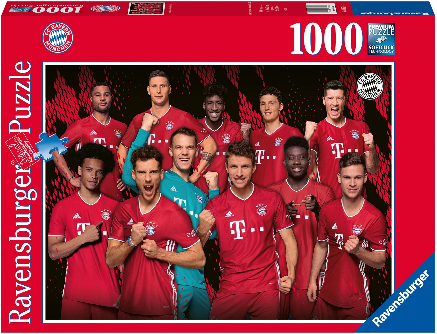 Ravensburger Puzzle »FC Bayern Saison 20/21«, Made in Germany, FSC® - schützt Wald - weltweit