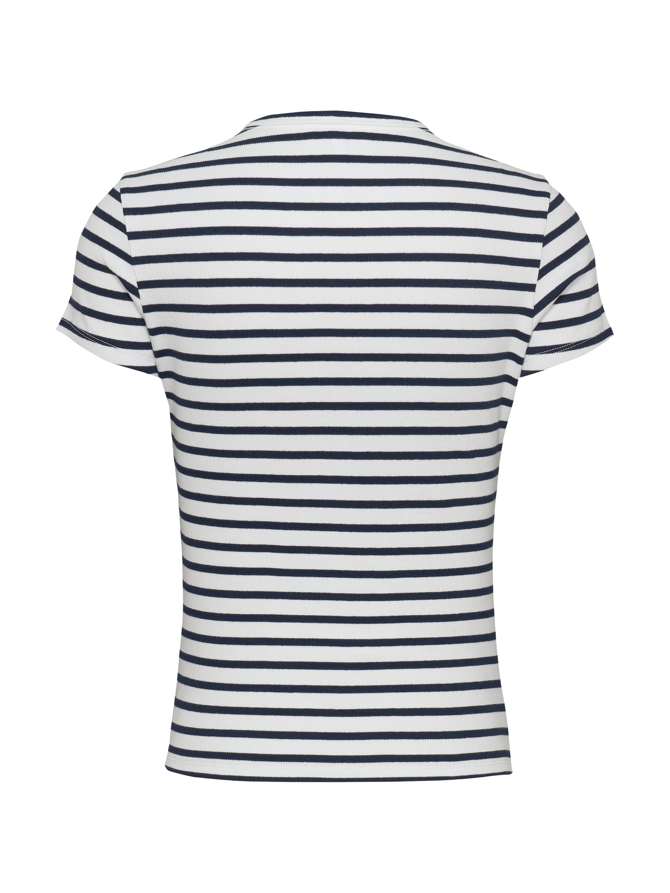 Tommy Jeans Curve T-Shirt »Slim Essential Rib«, Große Größen