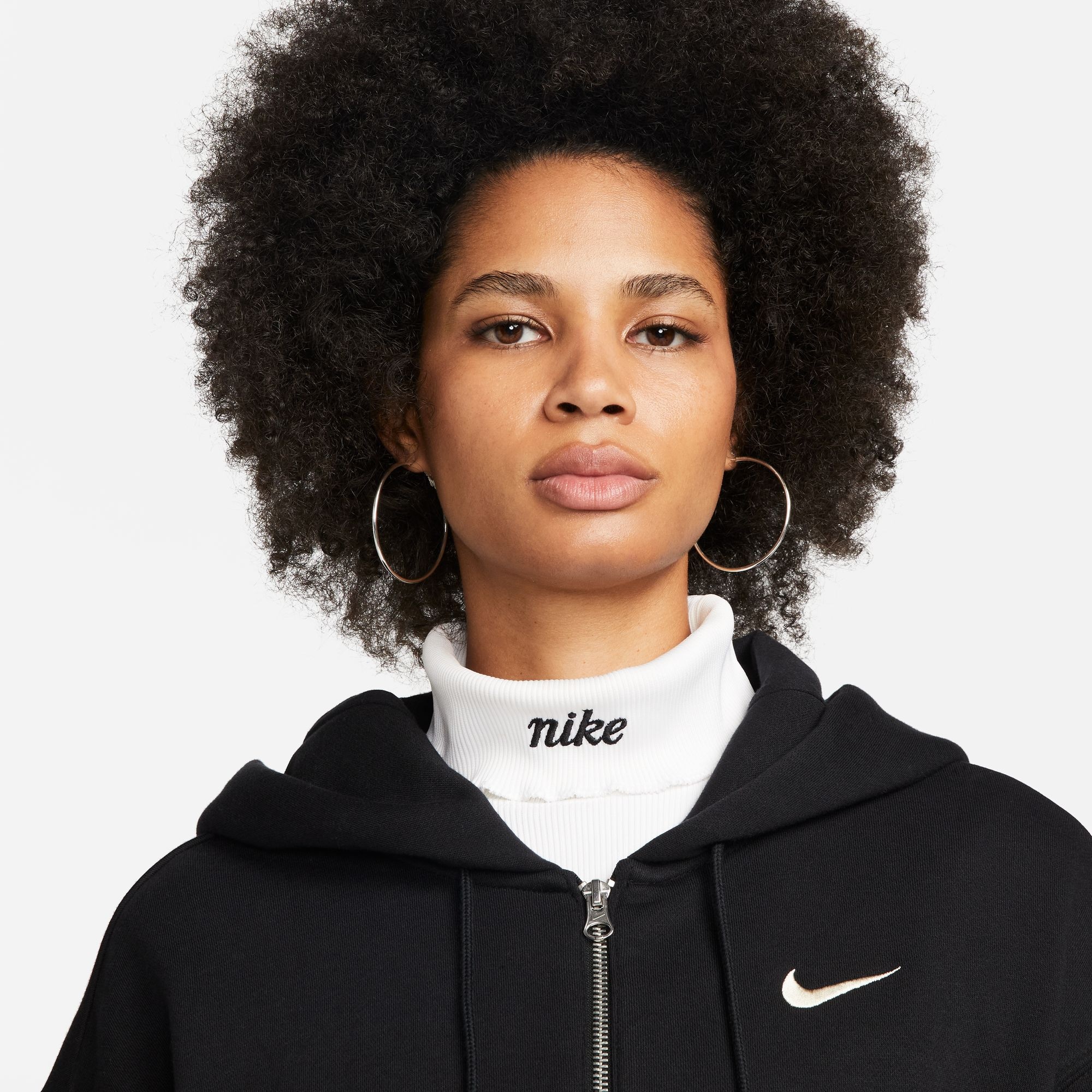 Nike Sportswear Kapuzensweatshirt »W NSW PHNX FLC FZ OS HOODIE«, Oversize Kapuzensweatjacke
