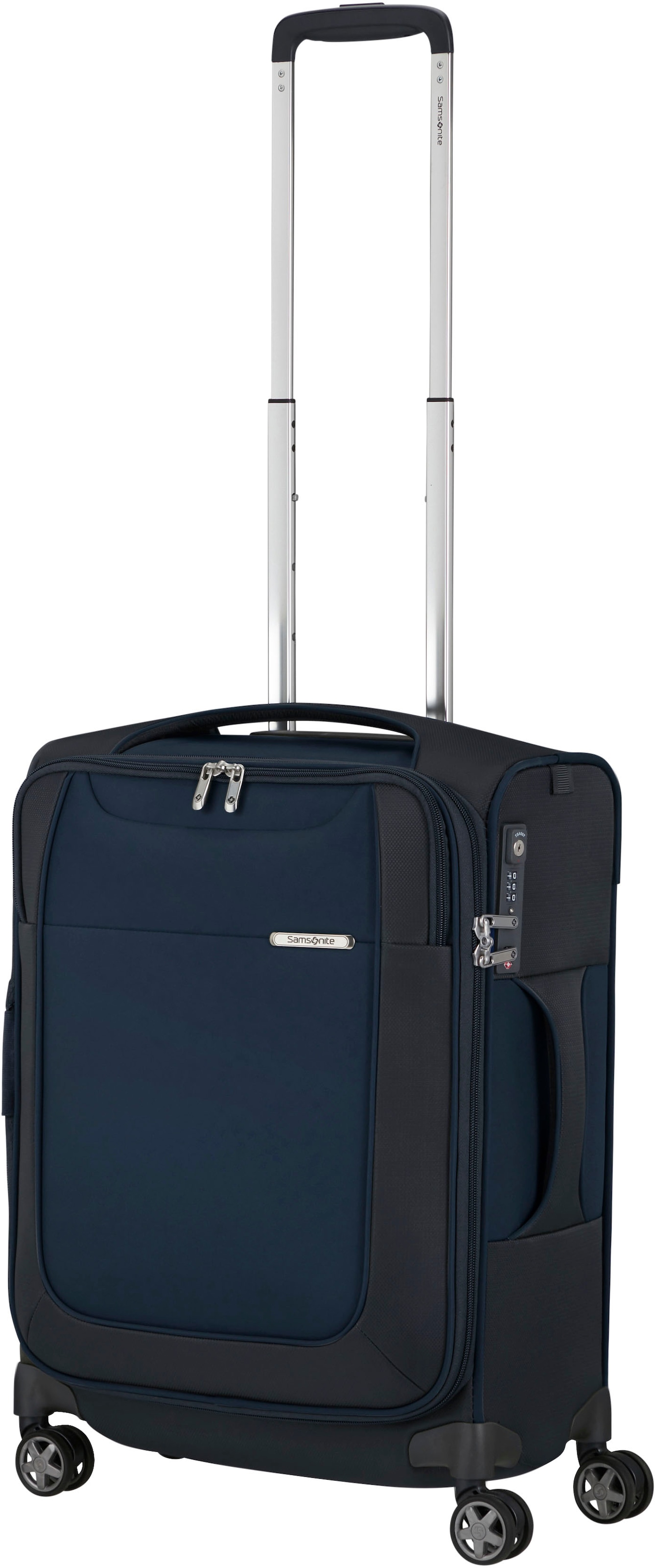 Samsonite Weichgepäck-Trolley »D'LITE, verschiedene Größen und Farben«, 4 Rollen, Hartschalen-Koffer Reisekoffer TSA-Zahlenschloss Volumenerweiterung