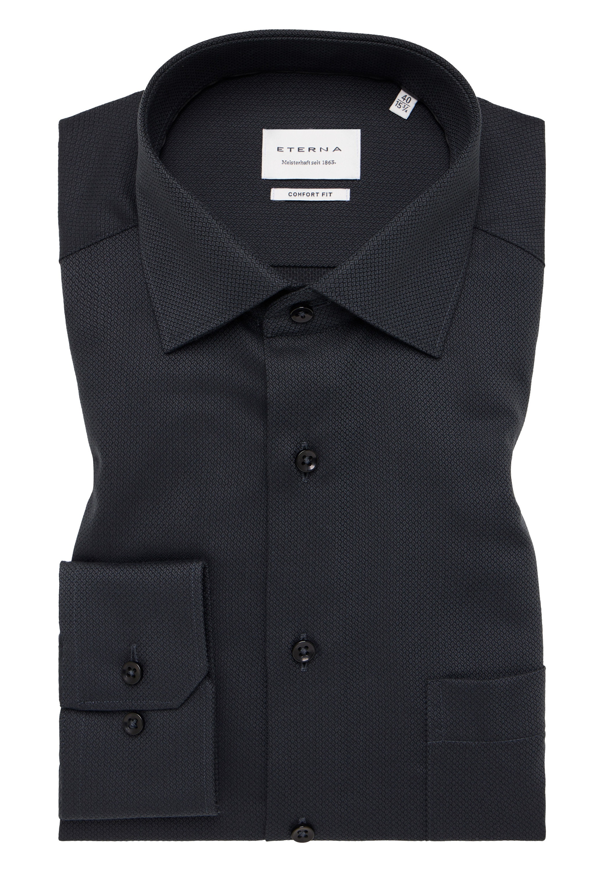 Eterna Langarmhemd »COMFORT FIT«, NON IRON (bügelfrei)