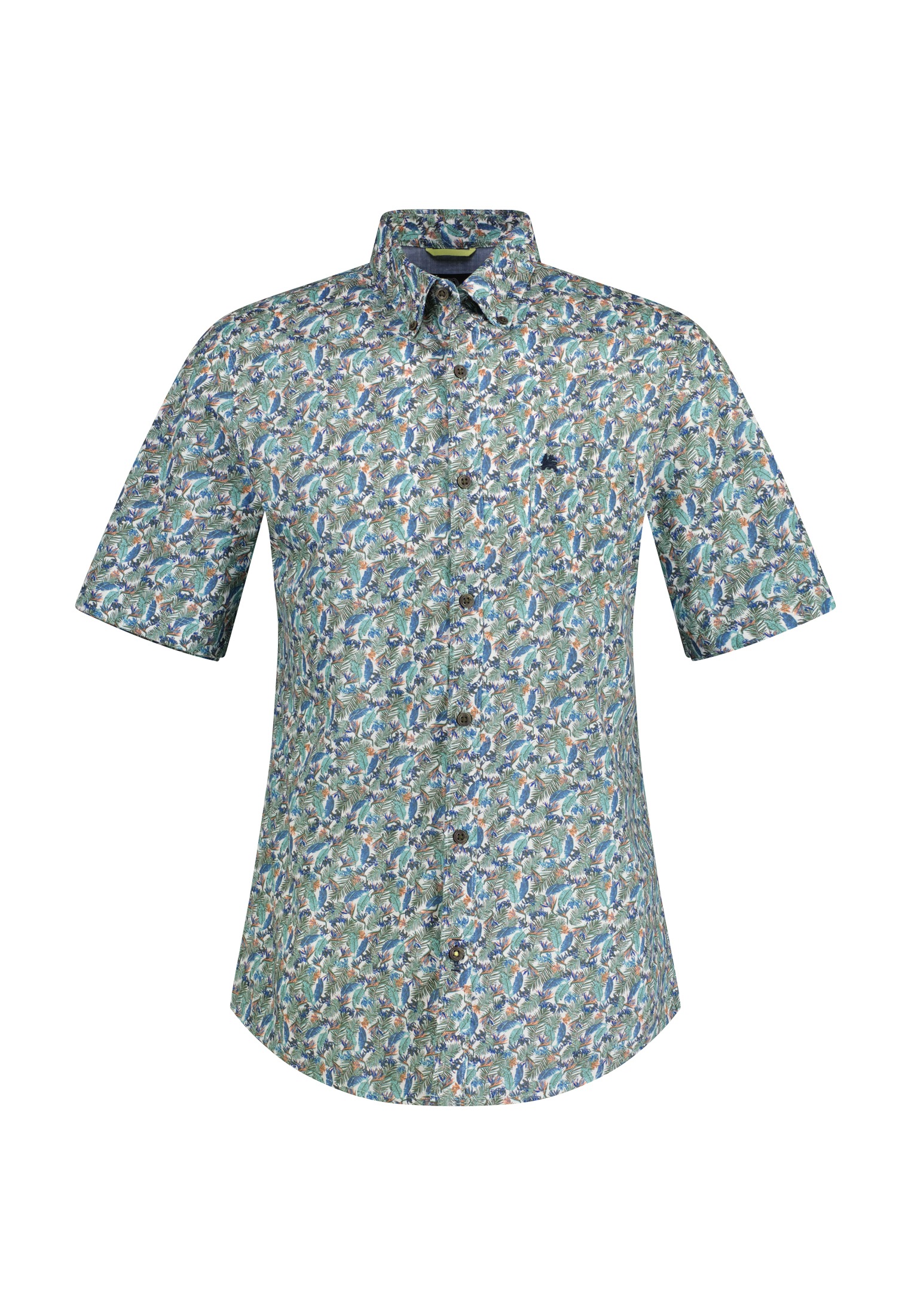 LERROS Kurzarmhemd »LERROS Halbarmhemd mit floralem Print«