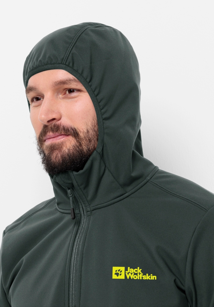 Jack Wolfskin Softshelljacke »BORNBERG HOODY M«, mit Kapuze