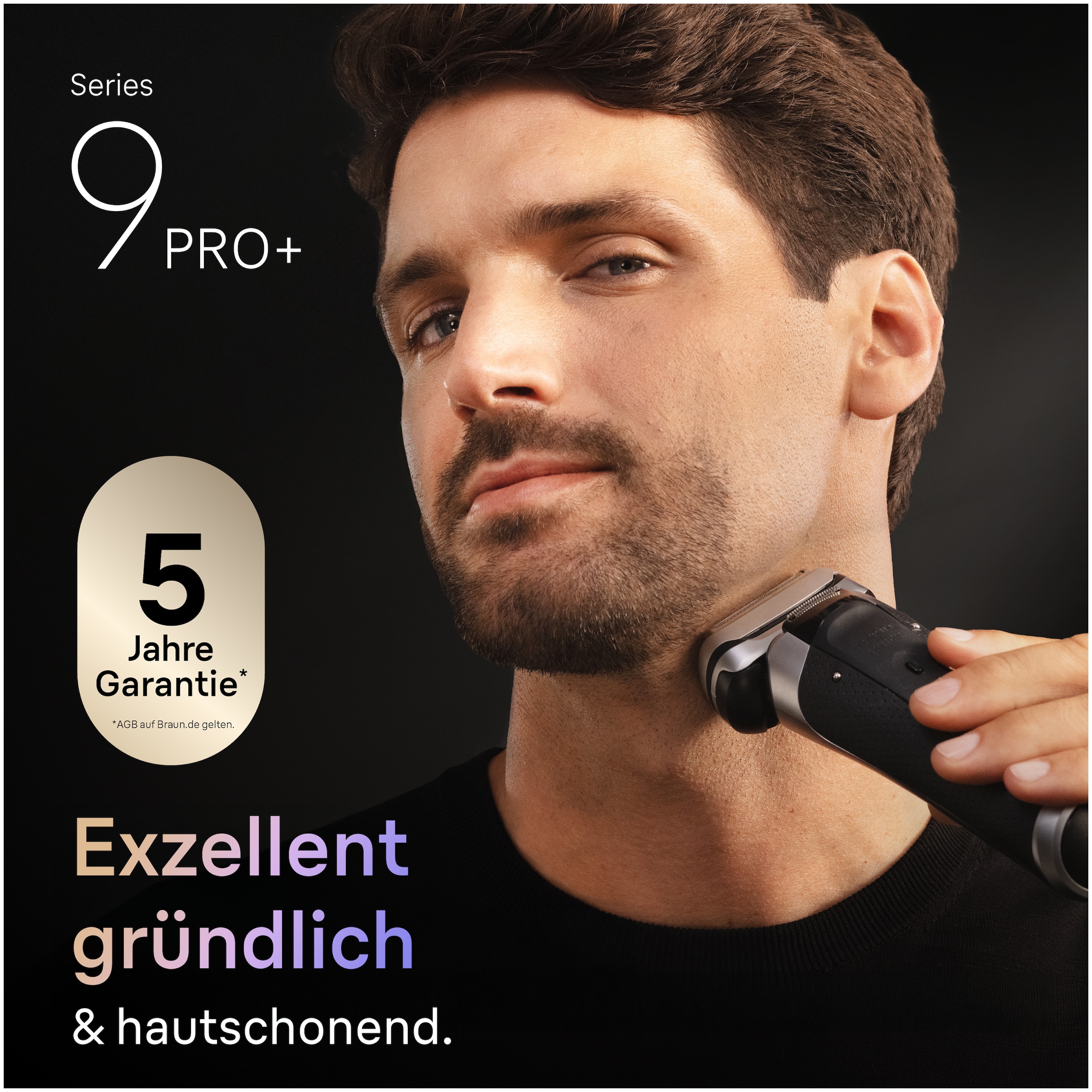Braun Elektrorasierer »Series 9 9625s« integrierter Präzisionstrimmer Pro-SensoAdapt, 5+1 ultradünne Präzisionsklingen, Ladeetui