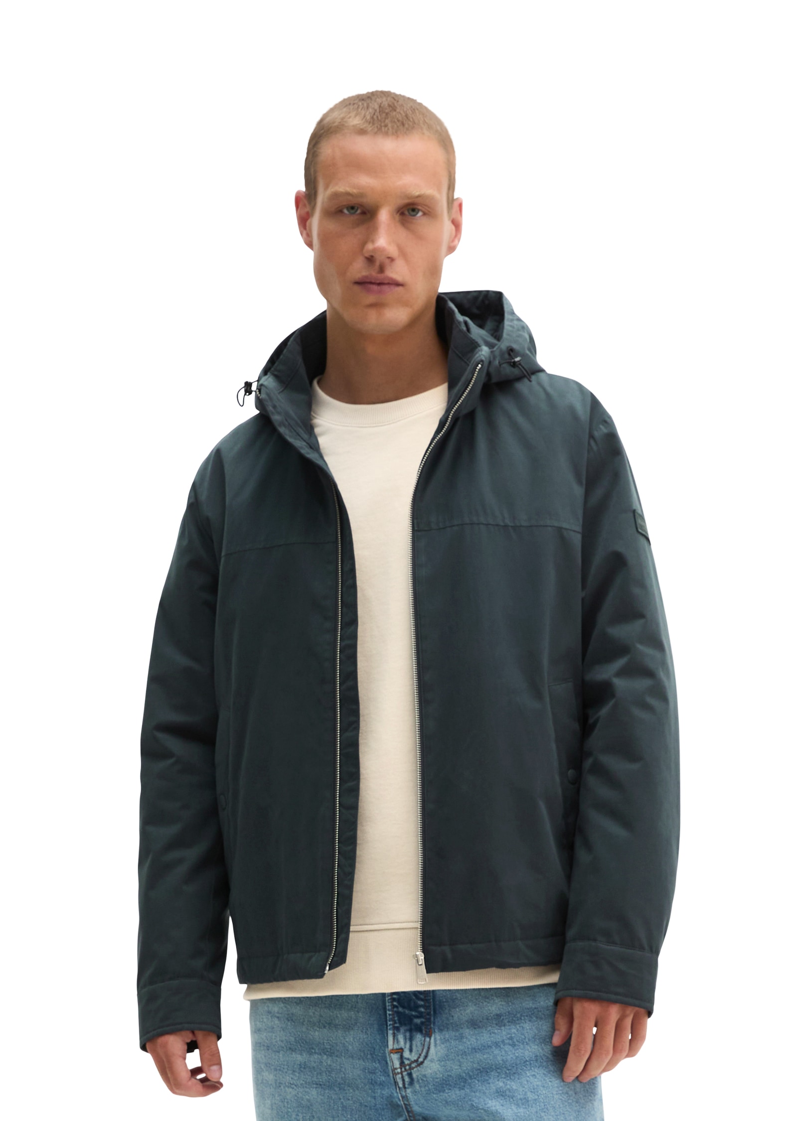 Marc O'Polo Blouson mit Kapuze regular mit abnehmbarer Kapuze
