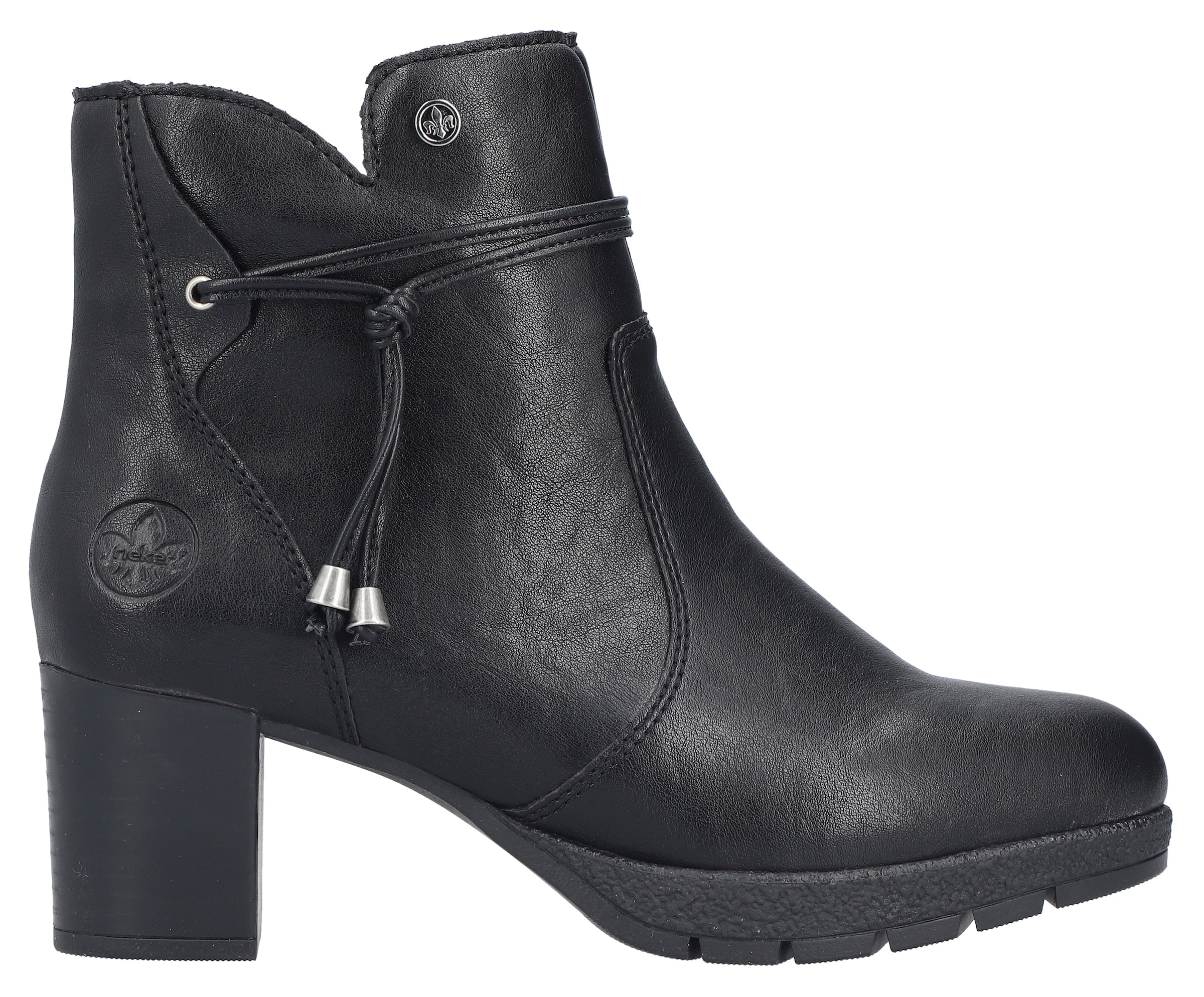 Rieker Stiefelette  Businessstiefelette, Blockabsatz, Boots in schmler Form