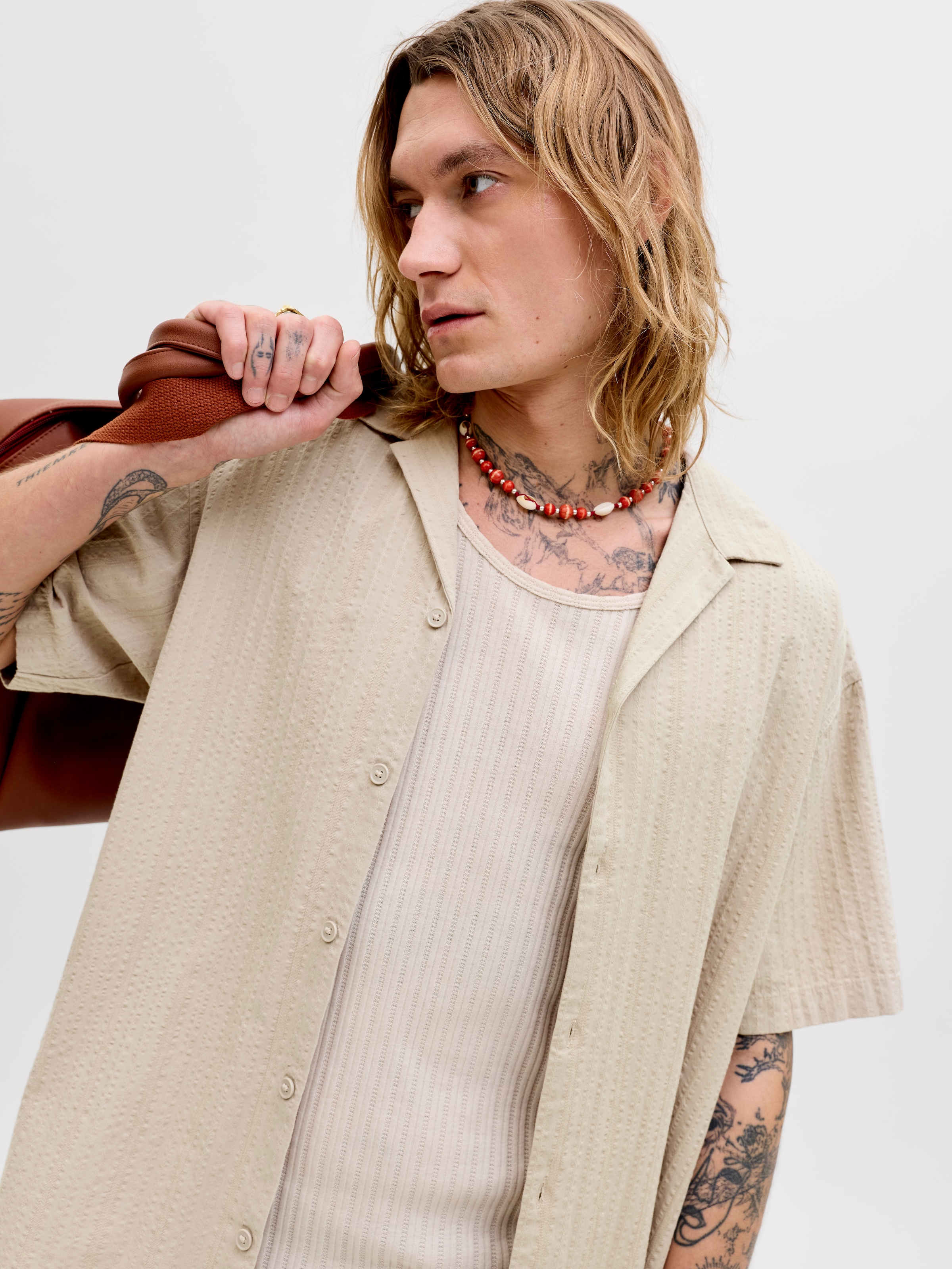 Jack & Jones Kurzarmhemd »JJETYSON RESORT SHIRT SS SN« mit Resort-Kragen