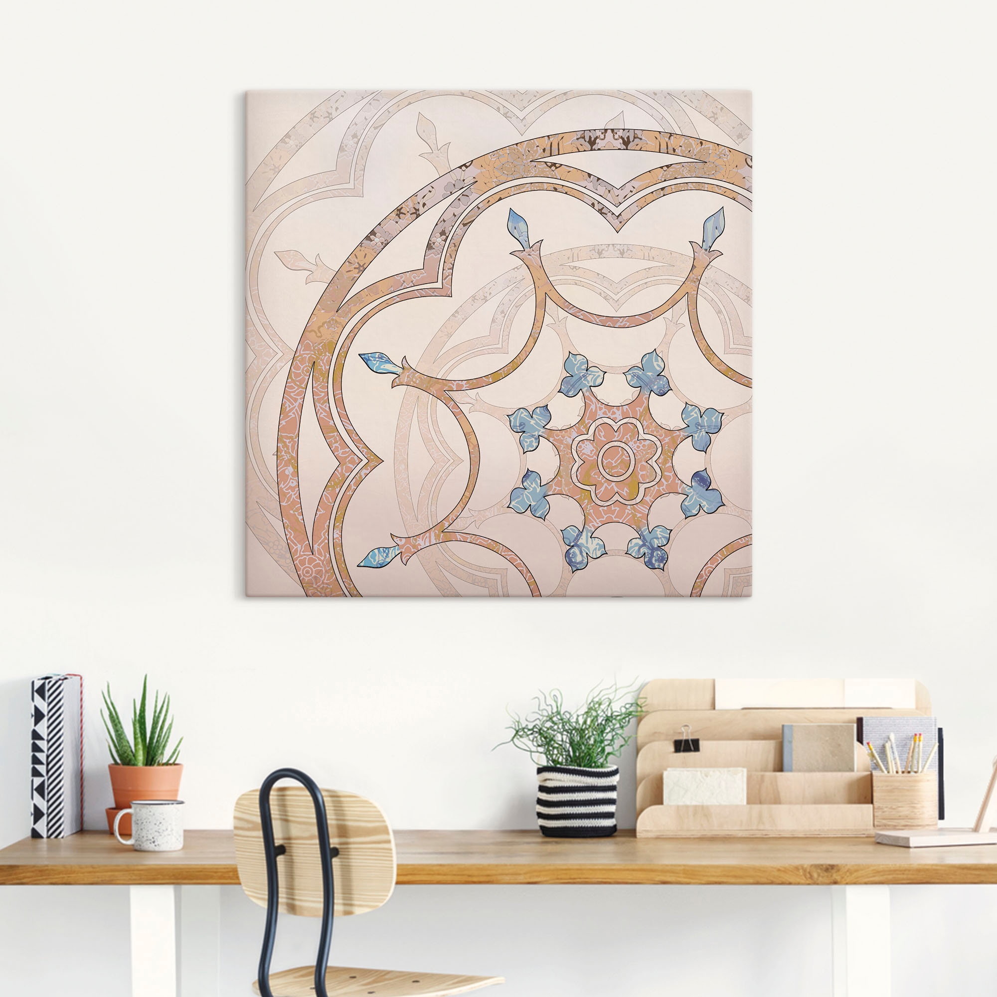 Artland Wandbild »Boho Mandala«, Muster, (1 St.), als Alubild, Outdoorbild, Leinwandbild, Poster in verschied. Größen