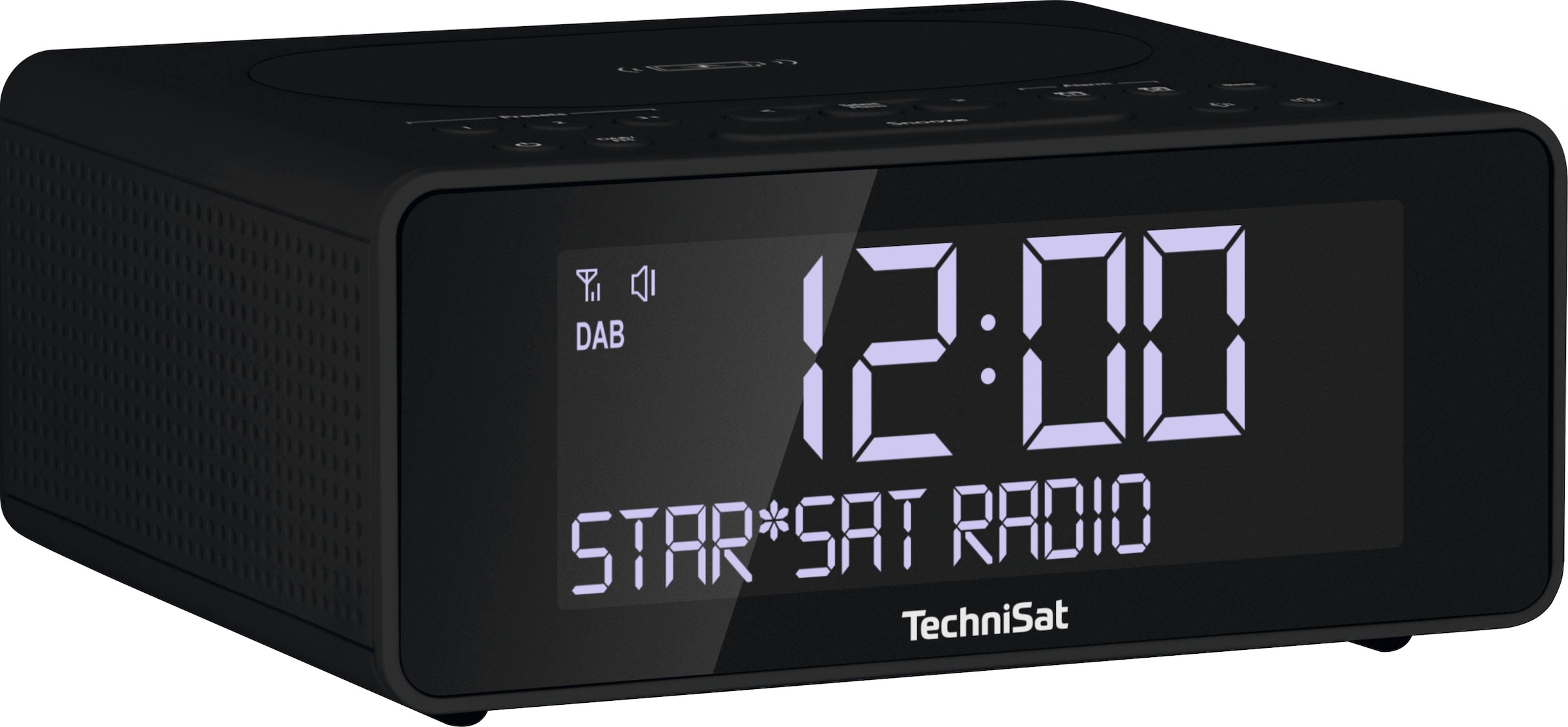TechniSat Radiowecker »DIGITRADIO 52 - Stereo Uhrenradio«, mit DAB+, Snooze-Funktion, dimmbares Display, Sleeptimer