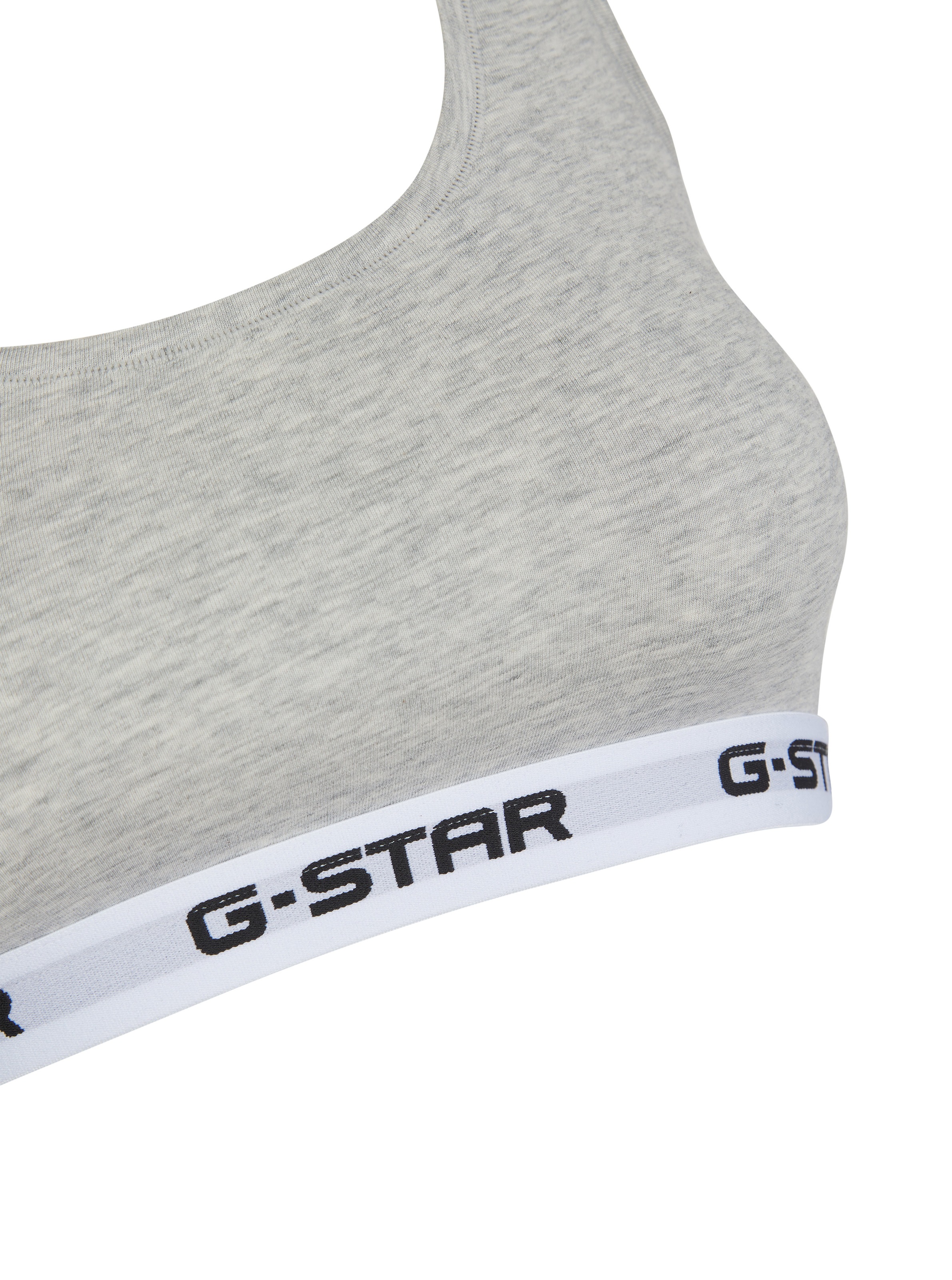 G-STAR Bralette »CARNELIAN, BRAS 2 PACK RACERBACK« Packung, 2 Stk. mit Logo-Saum