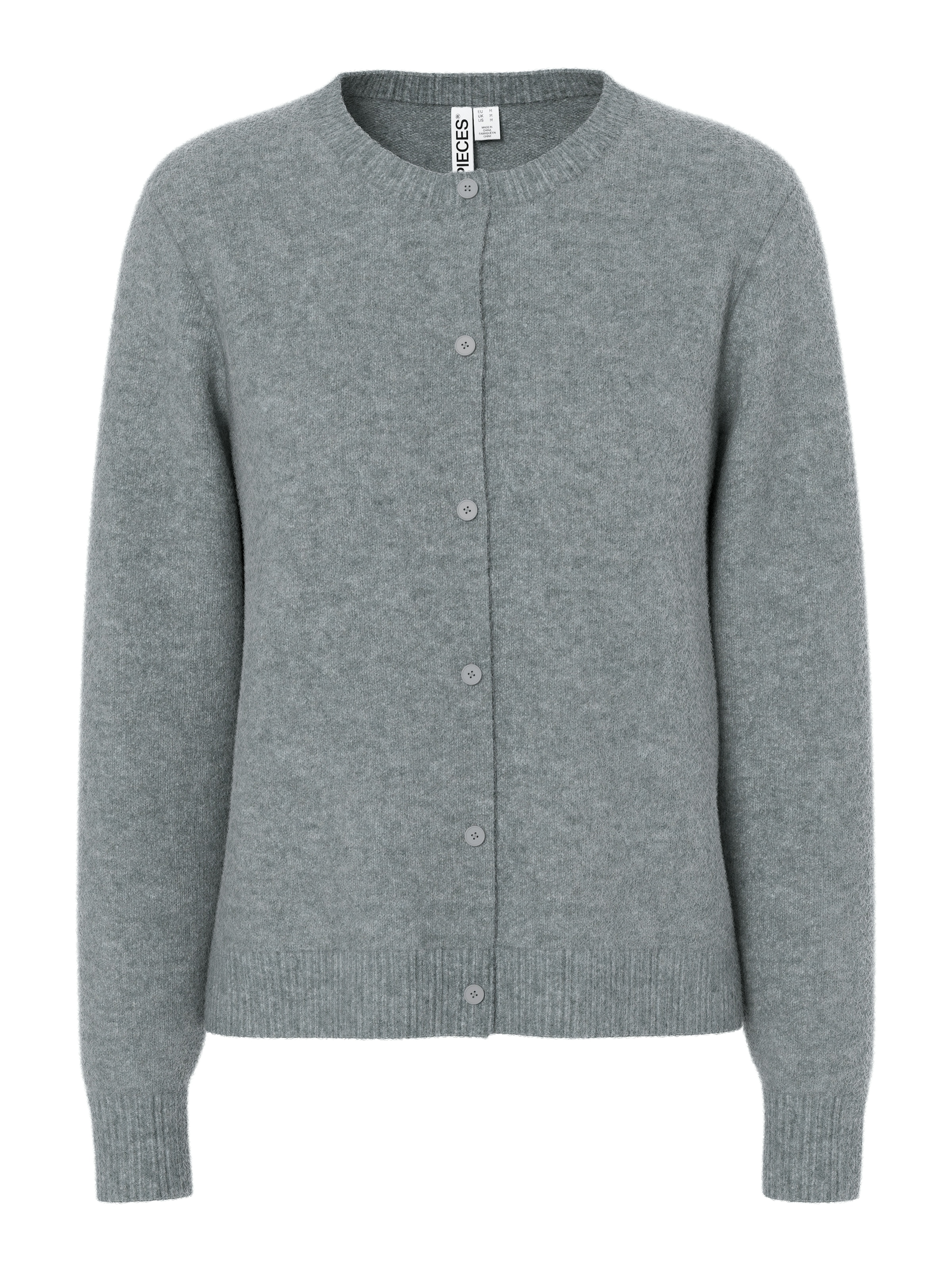 pieces Strickjacke »PCMALOU LS KNIT CARDIGAN NOOS BC« Materialmix, slim fit