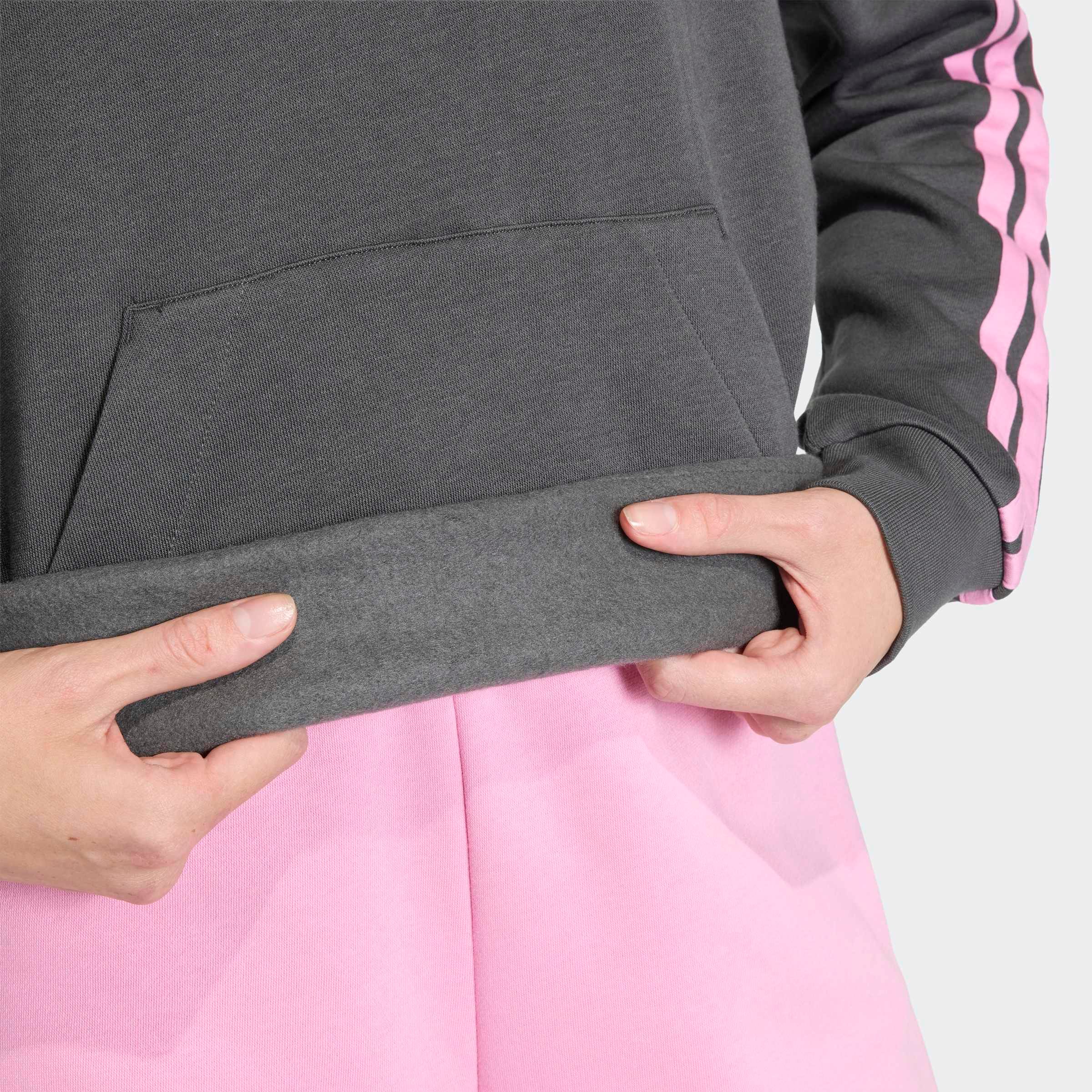 adidas Sportswear Kapuzensweatshirt »ESSENTIALS 3-STREIFEN FLEECE HOODIE«
