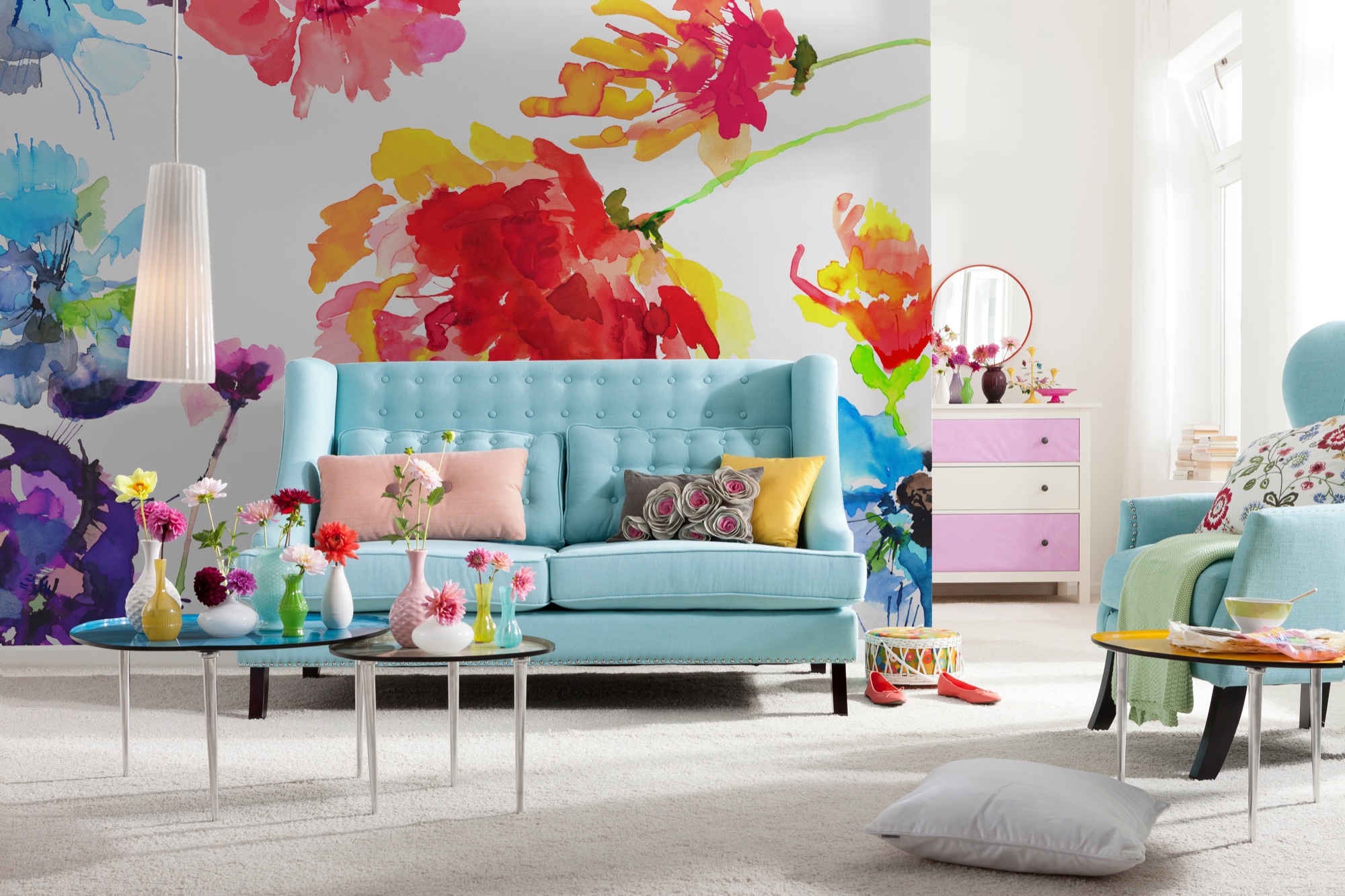Komar Fototapete »Passion - Größe 368 x 254 cm«, bedruckt, Wohnzimmer, Schlafzimmer