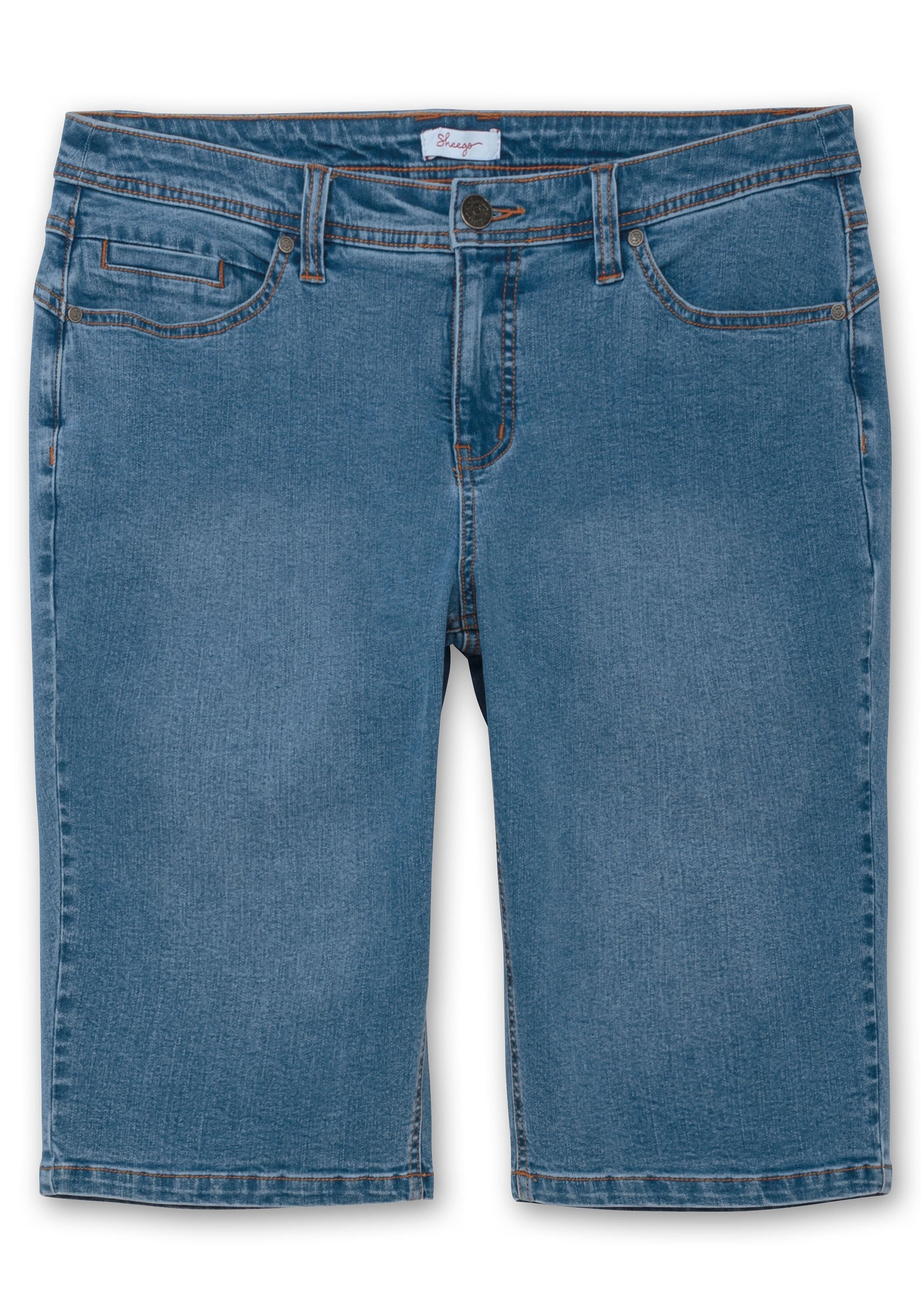 Sheego Jeansbermudas »Schmale Jeans-Bermudas im Curvy-Schnitt PIA«