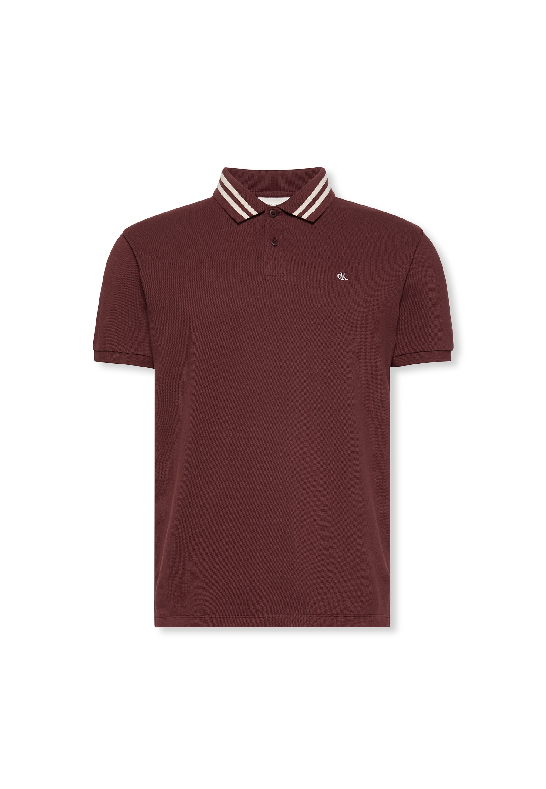 Calvin Klein Jeans Poloshirt »SS CSL PQ CLSSC TPPD«, Mit Rundhalsausschnitt