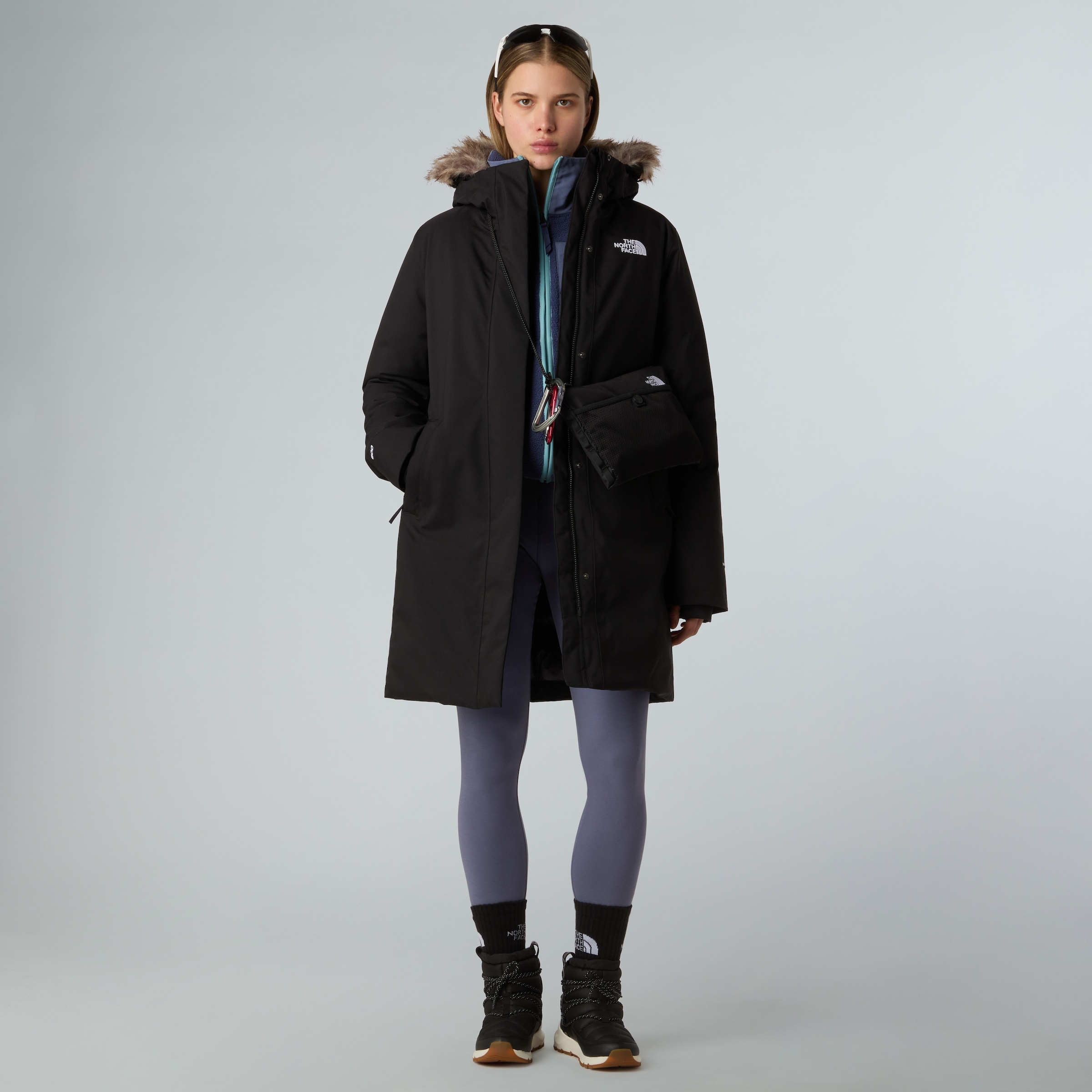 The North Face Daunenmantel »W ARCTIC PARKA«, 1 Stk. Sehr warm, winddicht, wasserdicht

