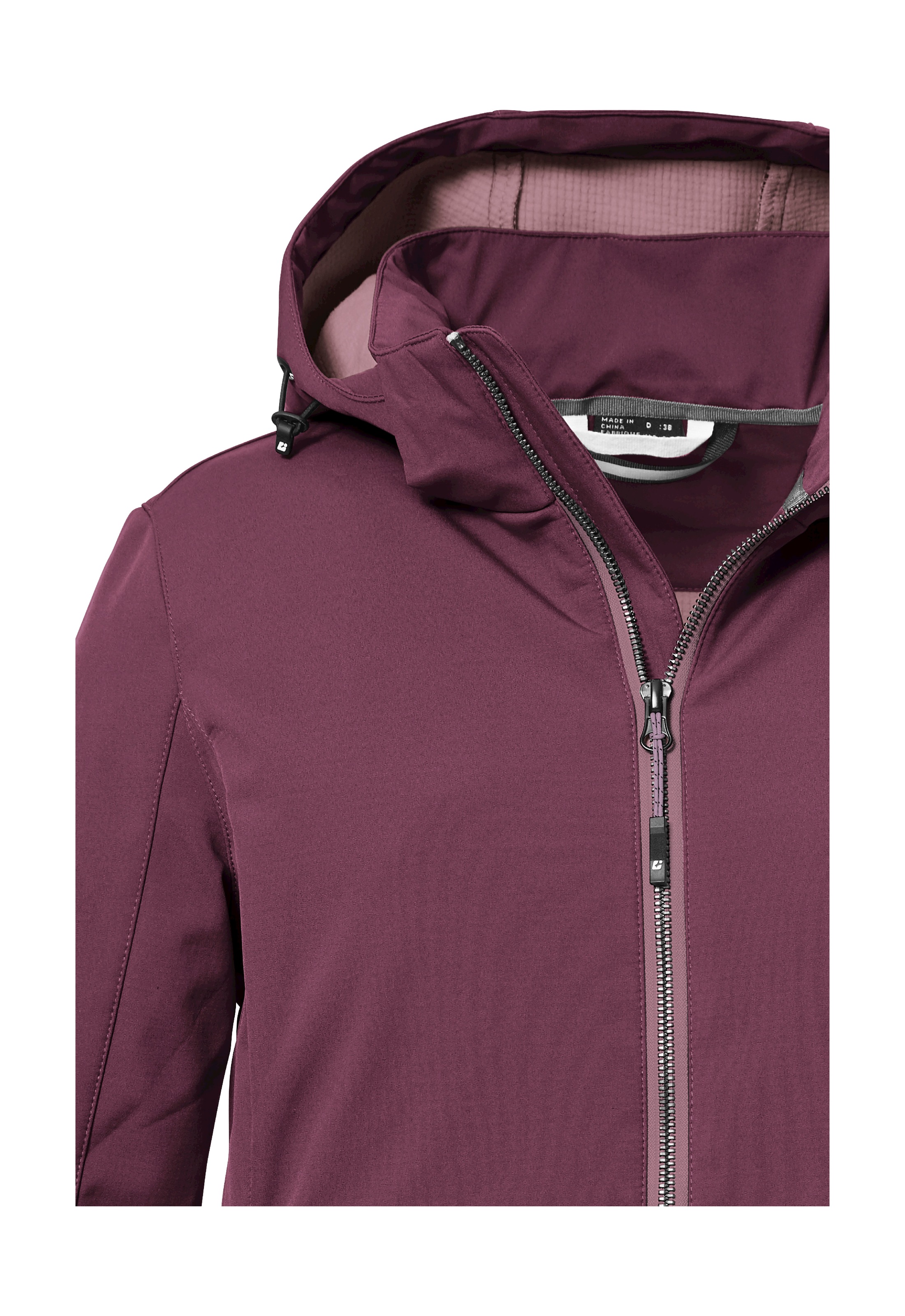 Killtec Softshelljacke »KOW 8 WMN SFTSHLL JCKT«, Softshelljacke: wasser- und windabweisend, regulierbare Details