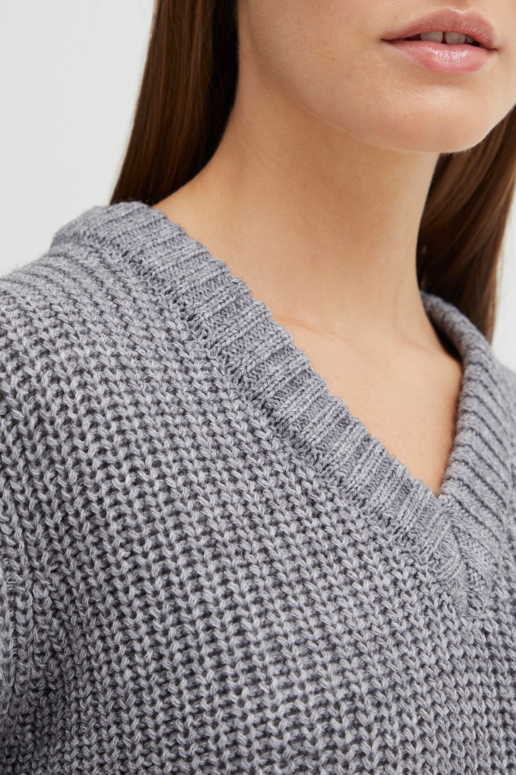 OXMO Strickfleece-Pullover »Strickpullover OXNanny«
