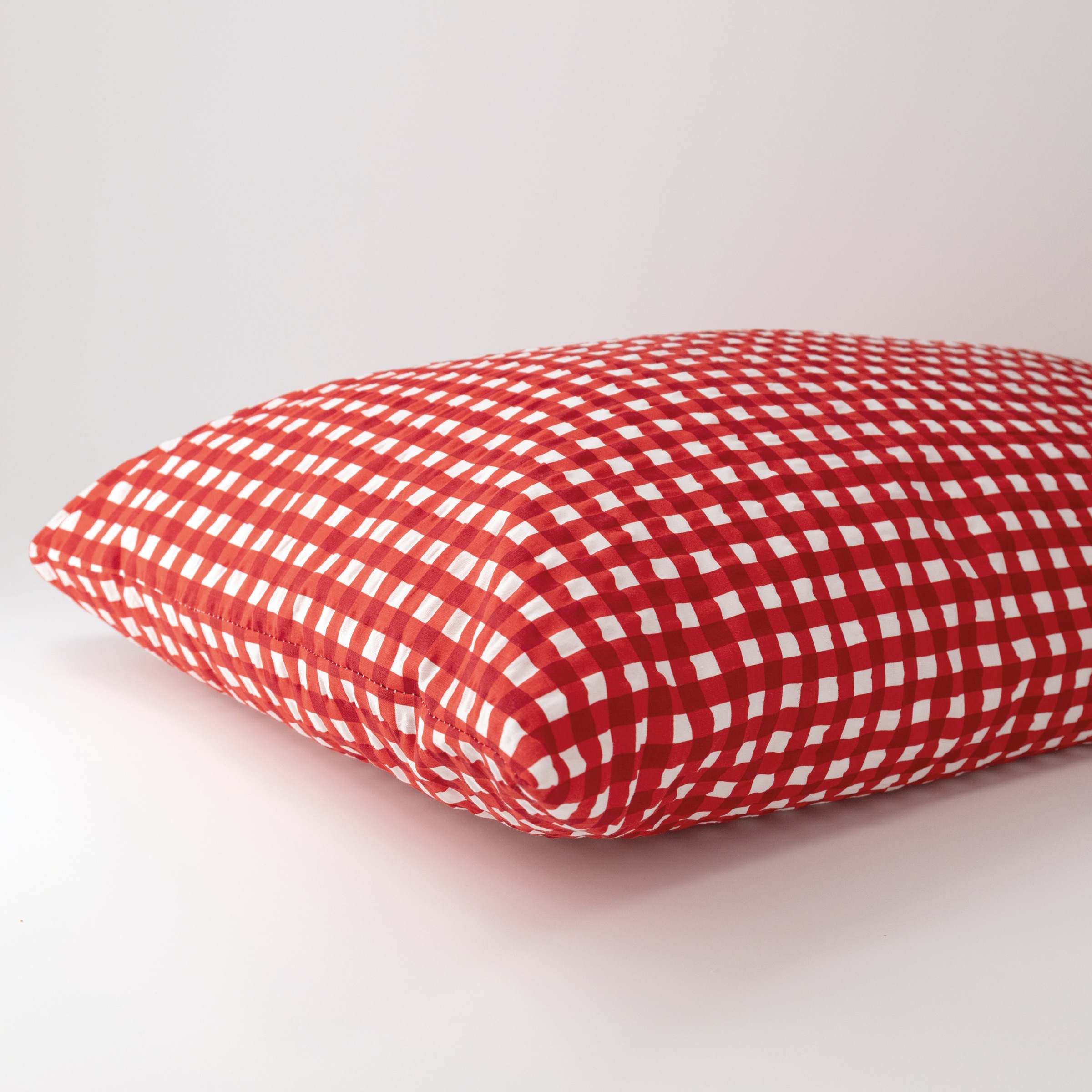 Florella Bettwäsche »»Vichy rot « Soft-Seersucker,  100% Baumwolle«