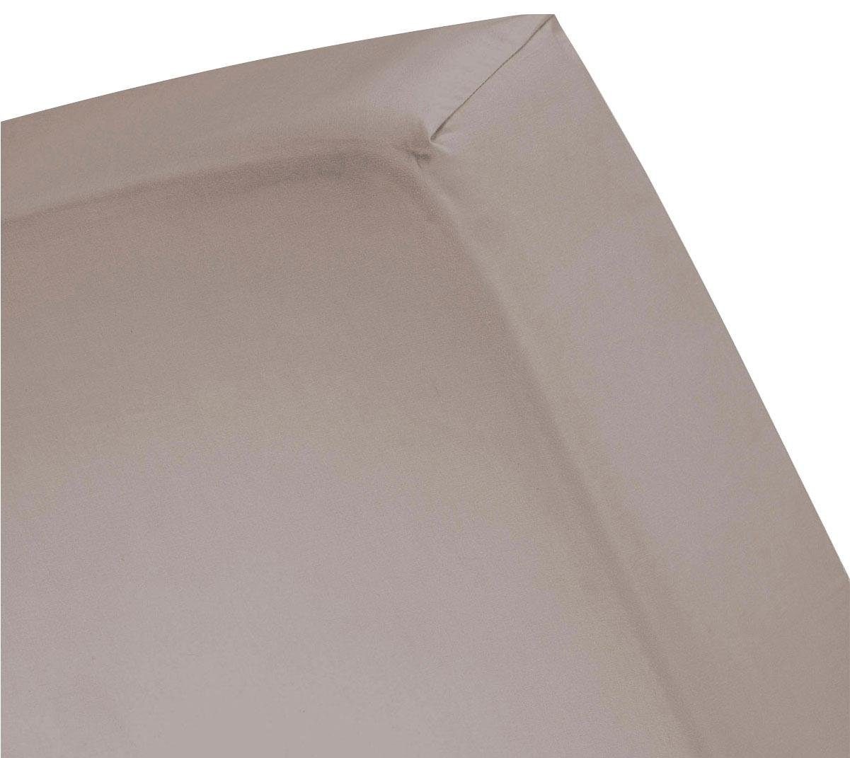 Cinderella Spannbettlaken »Weekend« OEKO-TEX -zertifiziert in grau, Größe 180x210 25