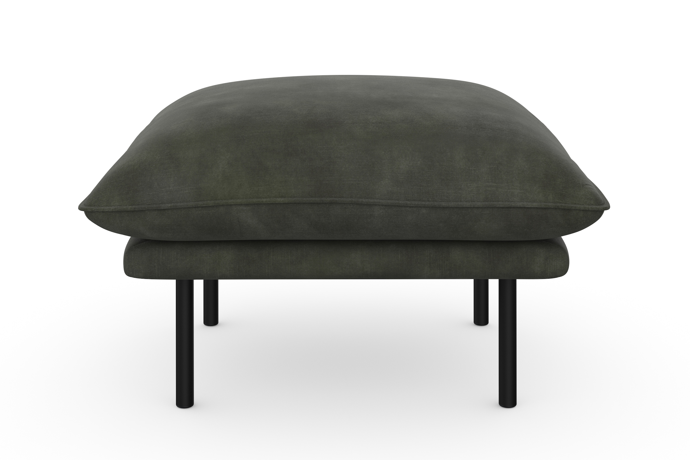 andas Polsterhocker »Stine«, Besonderes Design durch Kissenoptik und Keder, by Morten Georgsen