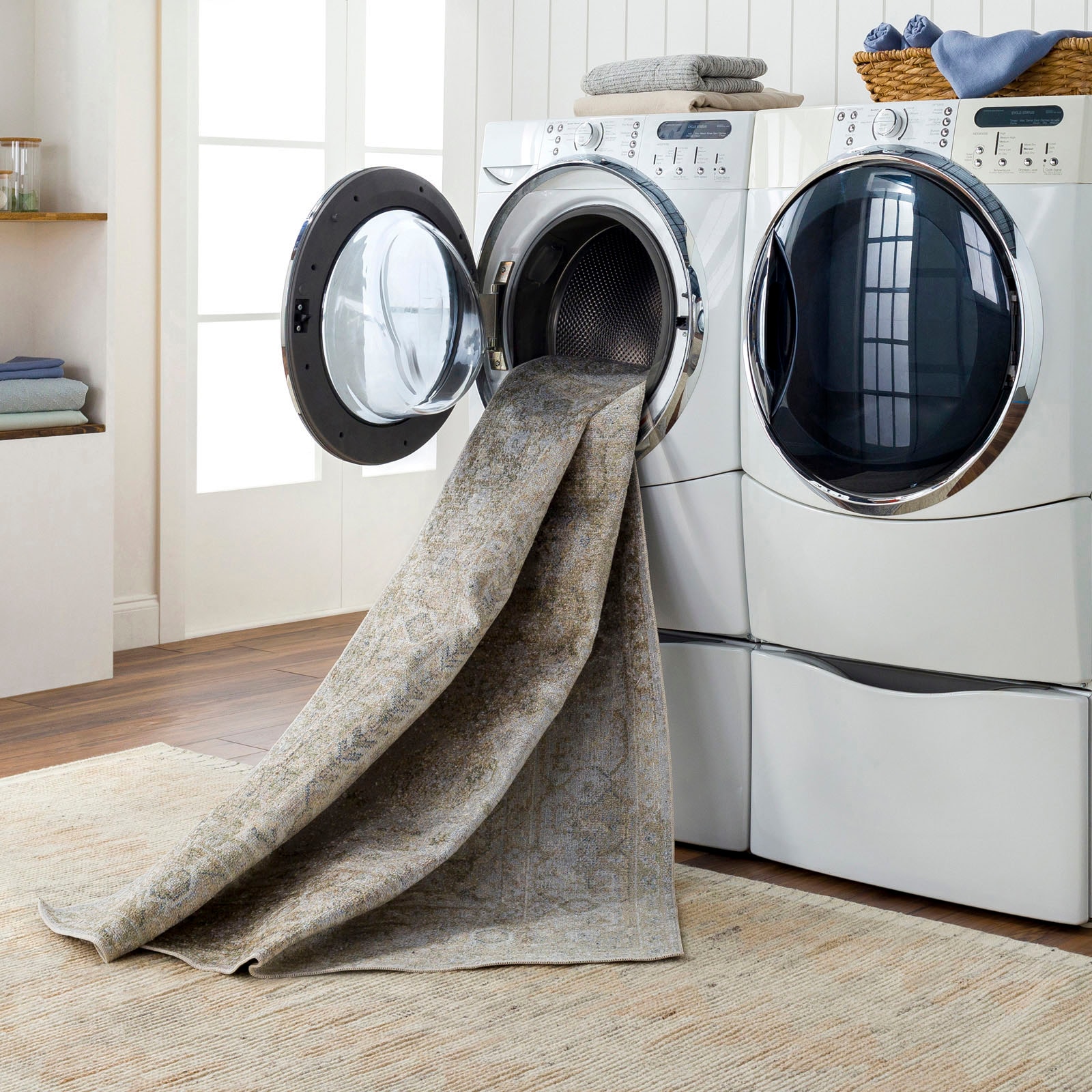 Livabliss Teppich »OIDA« rechteckig 6 mm Höhe Maschinenwaschbarer Teppich, Boho, Orient-Optik, Vintage Look