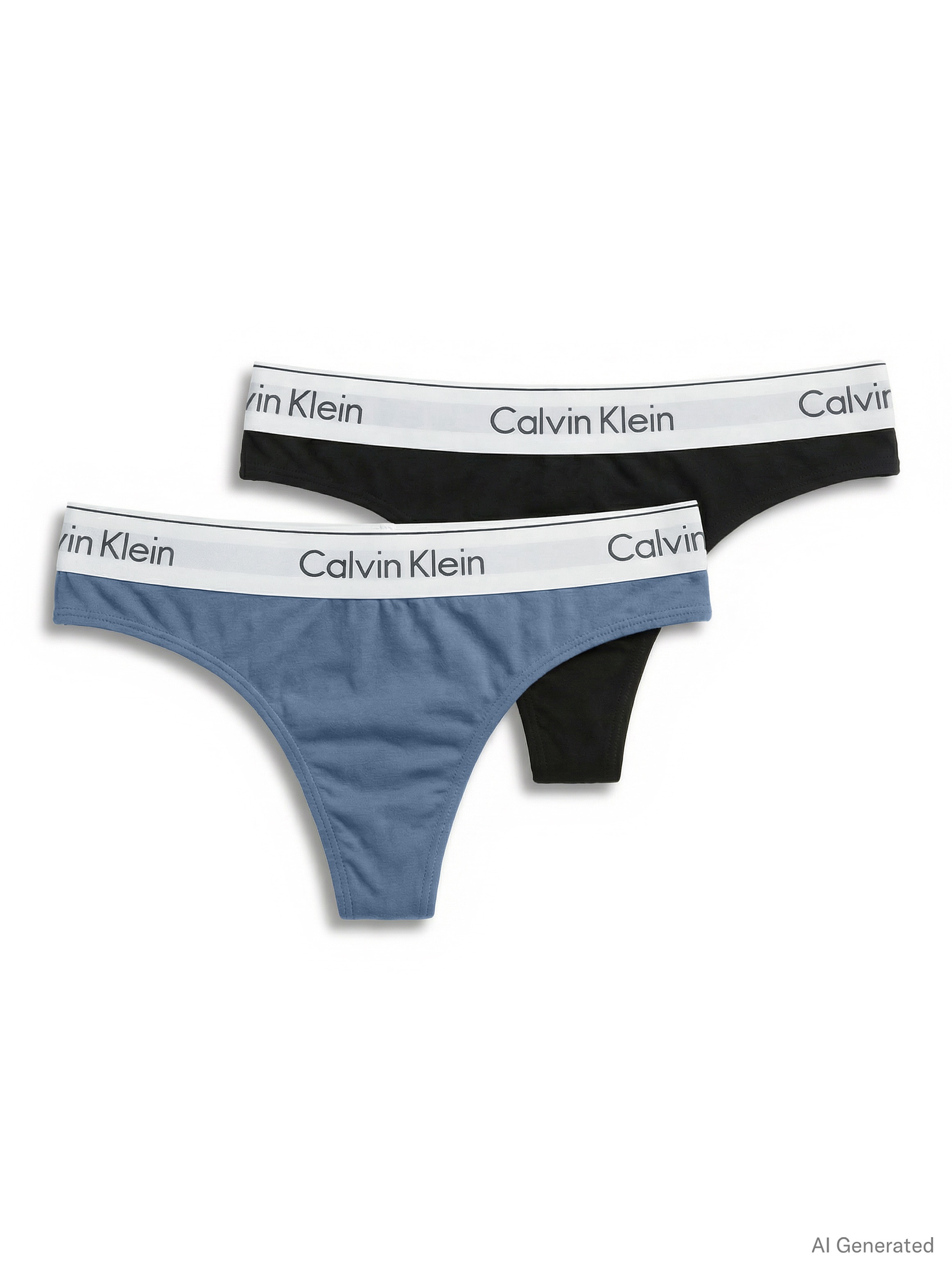 Calvin Klein Underwear Tanga »THONG 2PK« Packung, 2er-Pack,  Körpernahe Passform mit elastischem Bund