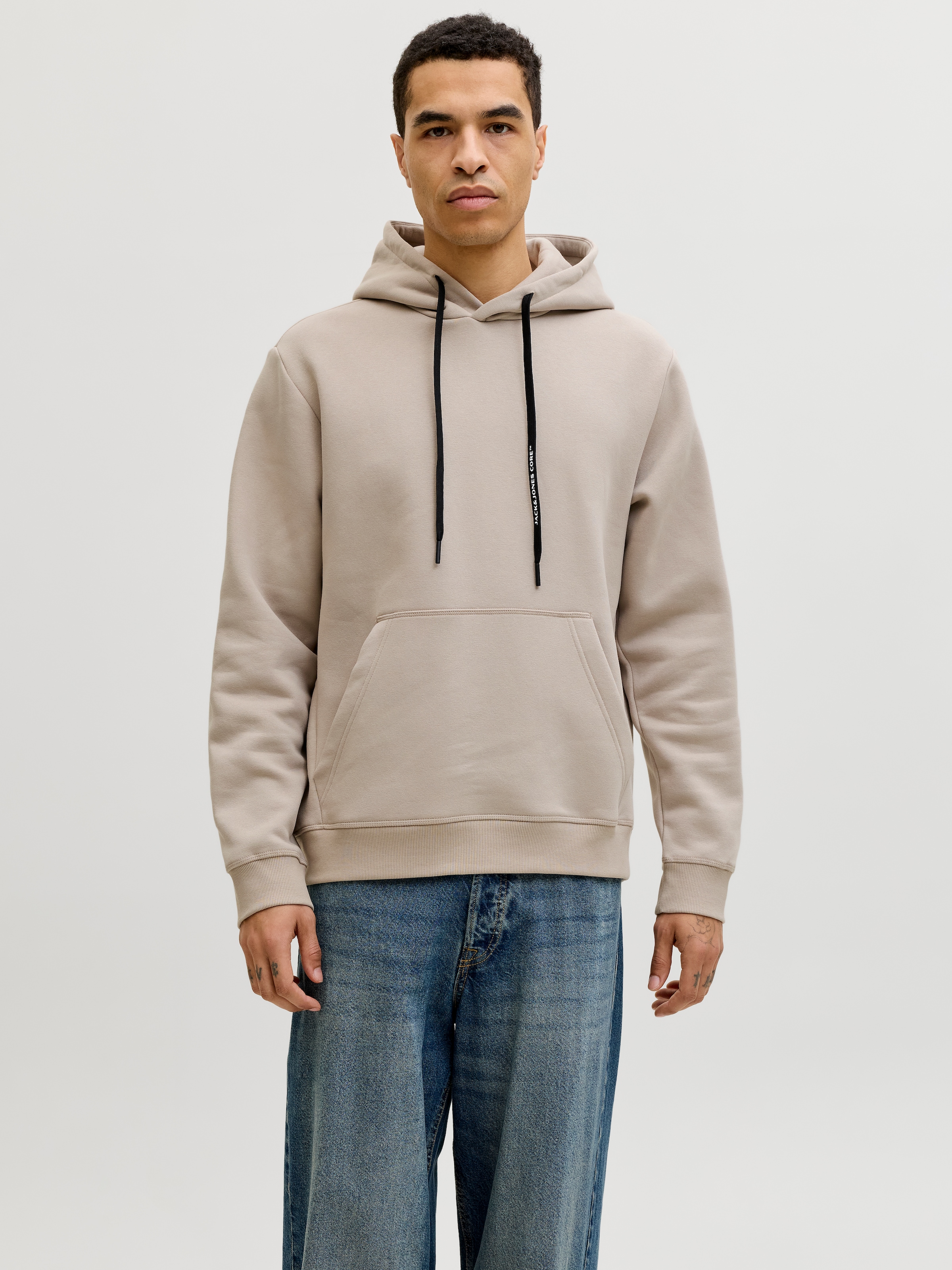 Jack & Jones Kapuzensweatshirt »JCOFUSION SWEAT BADGE HOOD«
