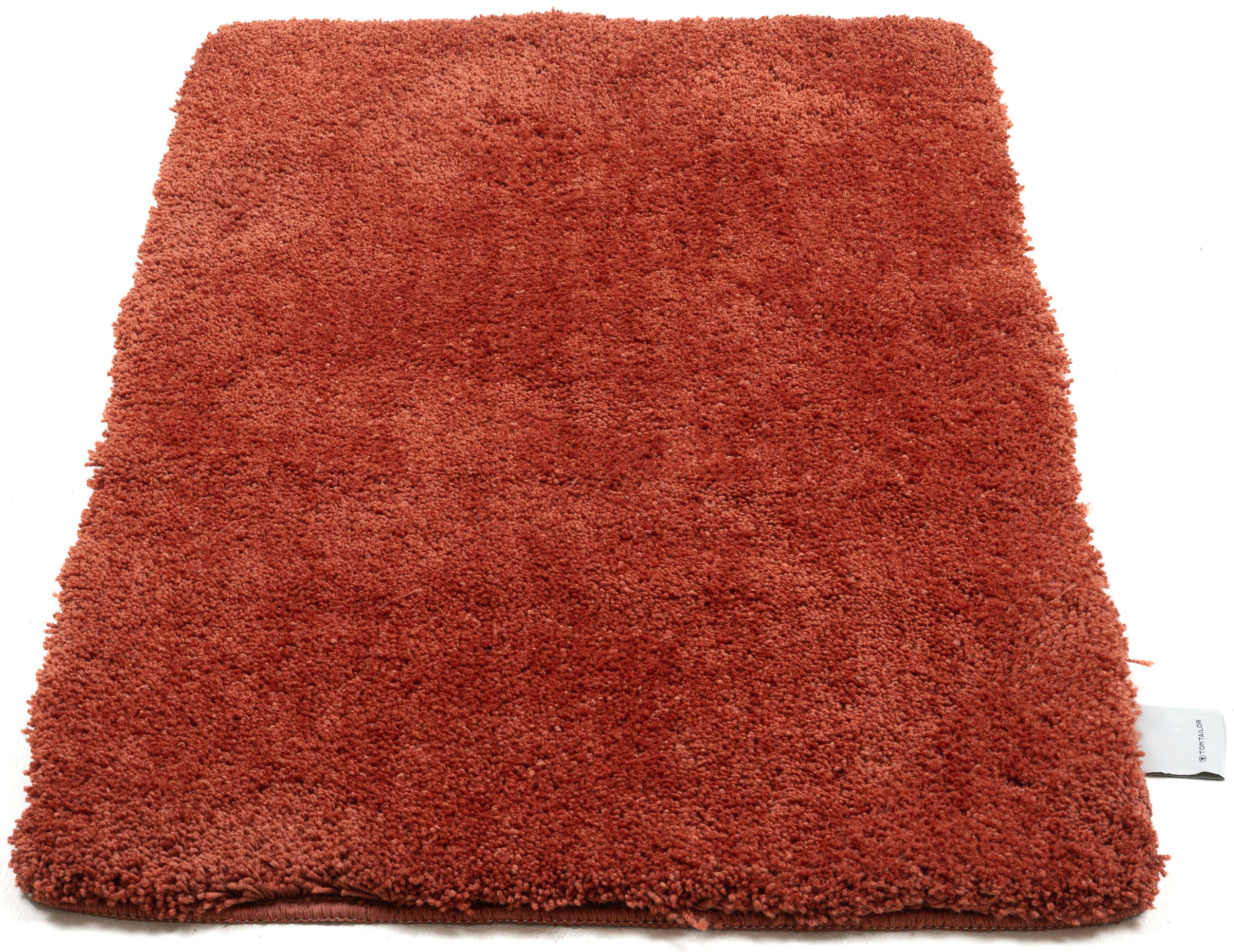 TOM TAILOR Badematte »Cozy Bath UNI«, Höhe 27 mm, rutschhemmend beschichtet, fußbodenheizungsgeeignet, Badteppich, Uni Farben, rechteckig, rund und oval erhältlich