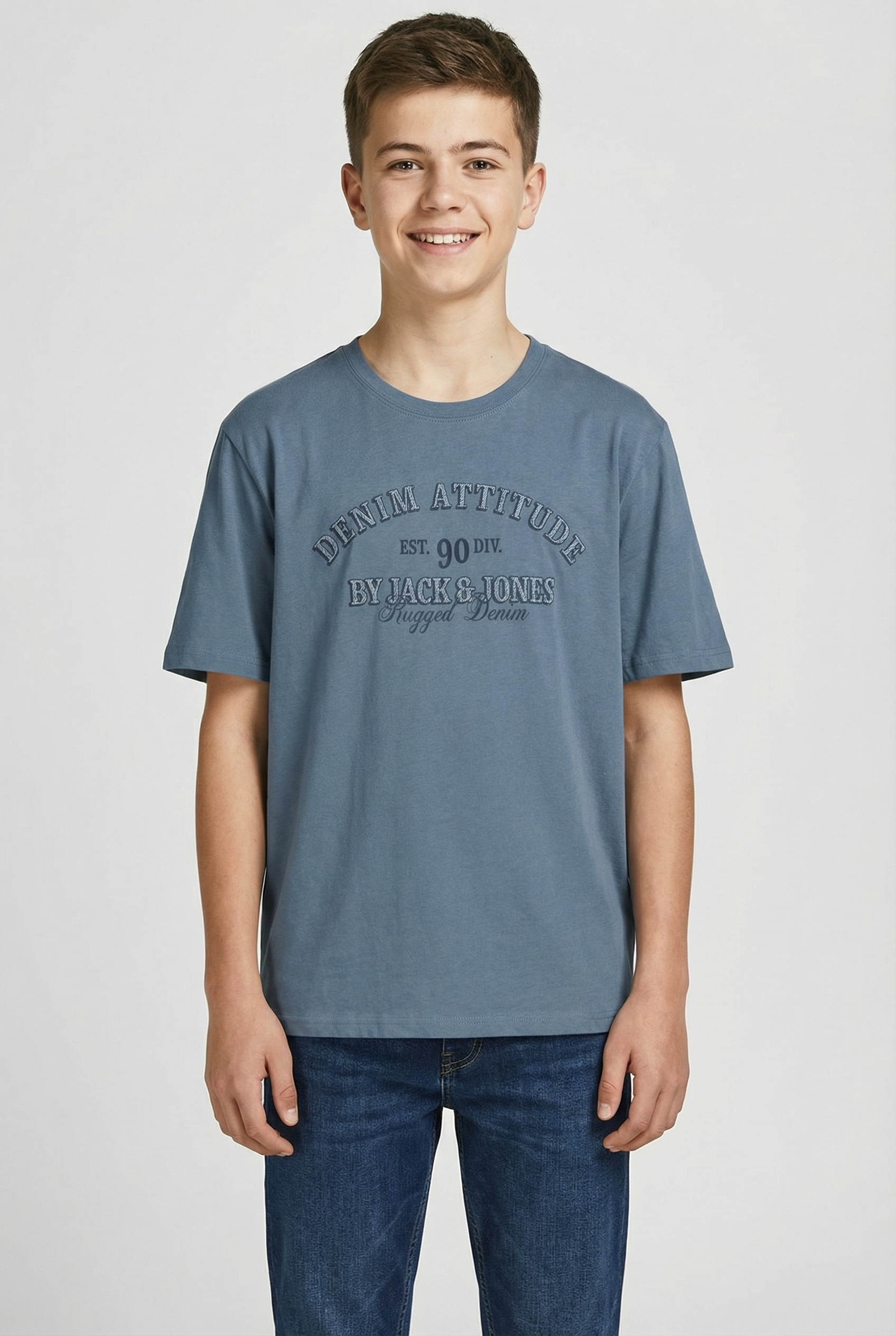Jack & Jones Junior Rundhalsshirt »JJEDENVER GRAPHIC TEE SS O-NECK JNR«