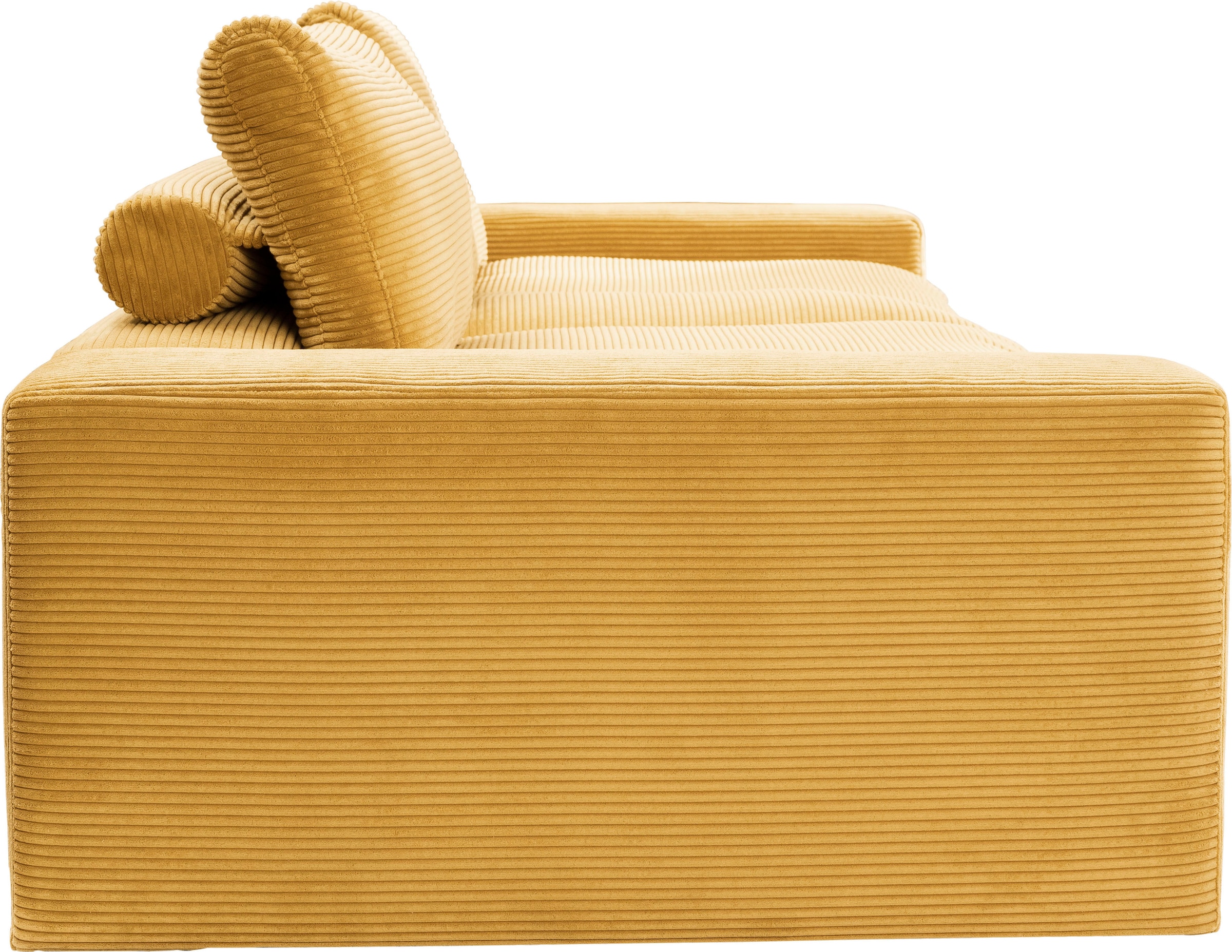 alina Big-Sofa »Sandy«, 296 cm breit und 123 cm tief, in modernem Cordstoff