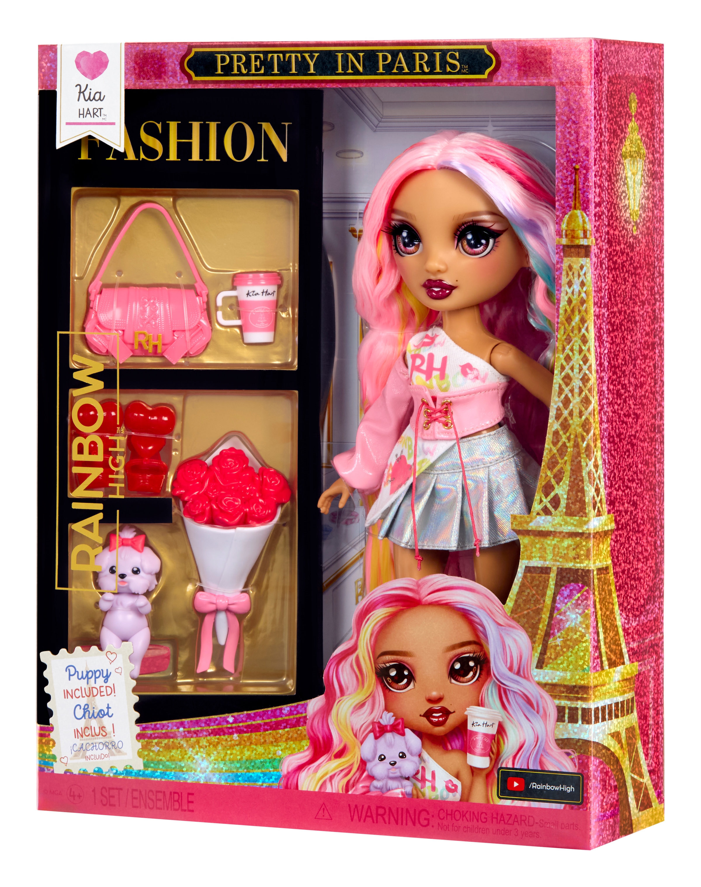 RAINBOW HIGH Anziehpuppe »Rainbow High Pretty in Paris Fashion Doll- Kia«