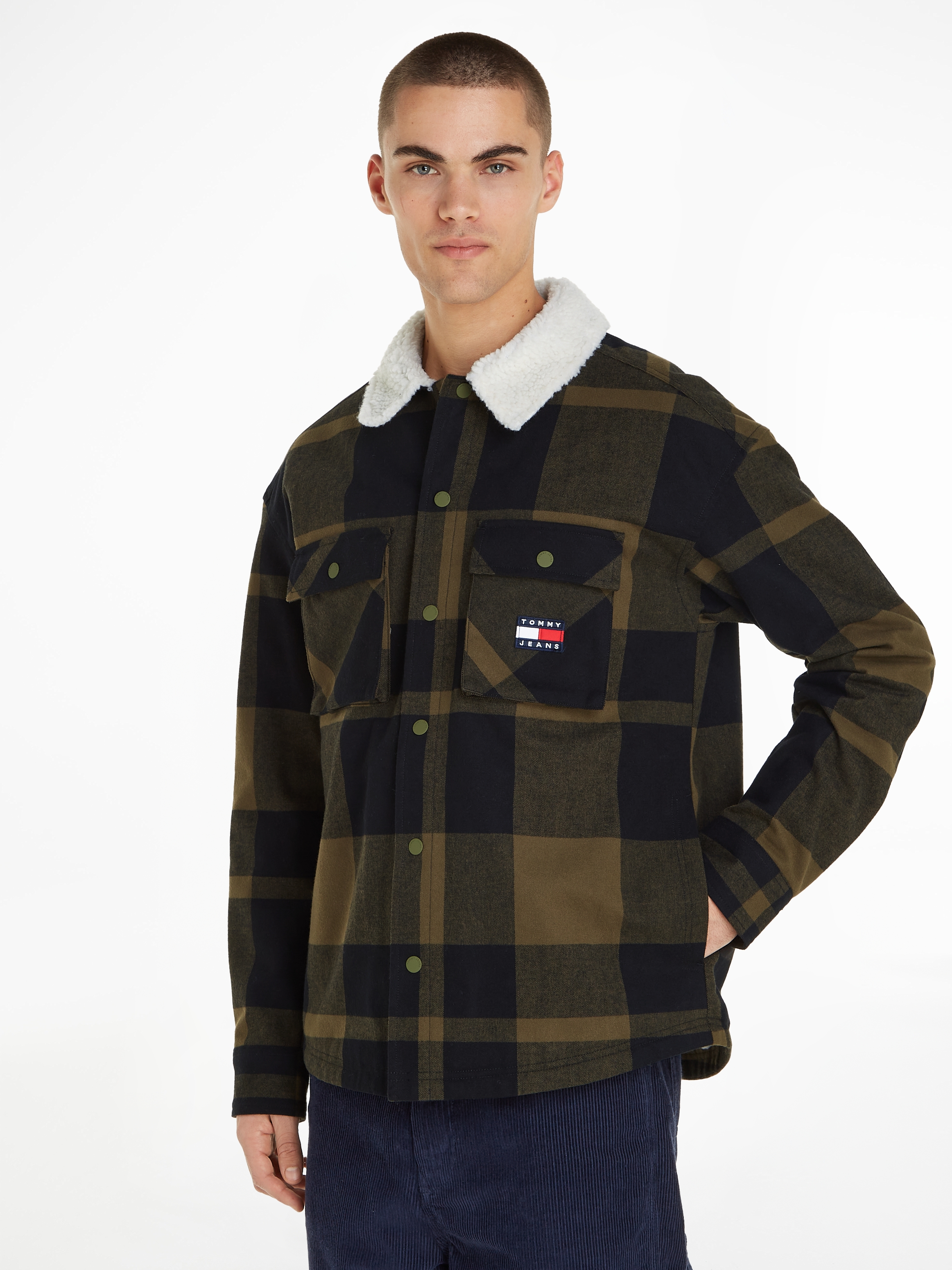 Hemdjacke »TJM CHECK SHERPA LINED OVERSHIRT«