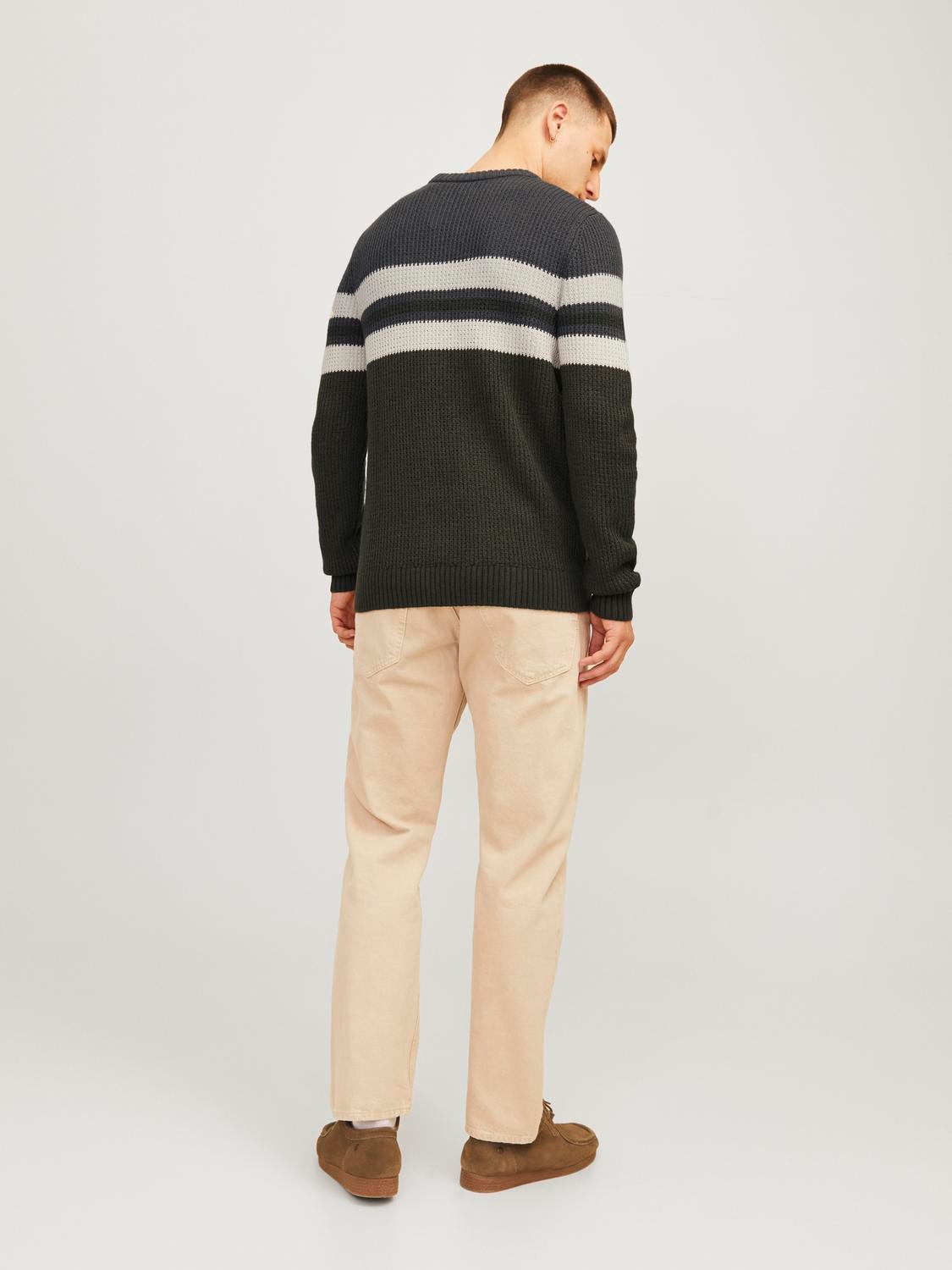 Jack & Jones Rundhalspullover »JJSANDER KNIT CREW NECK«