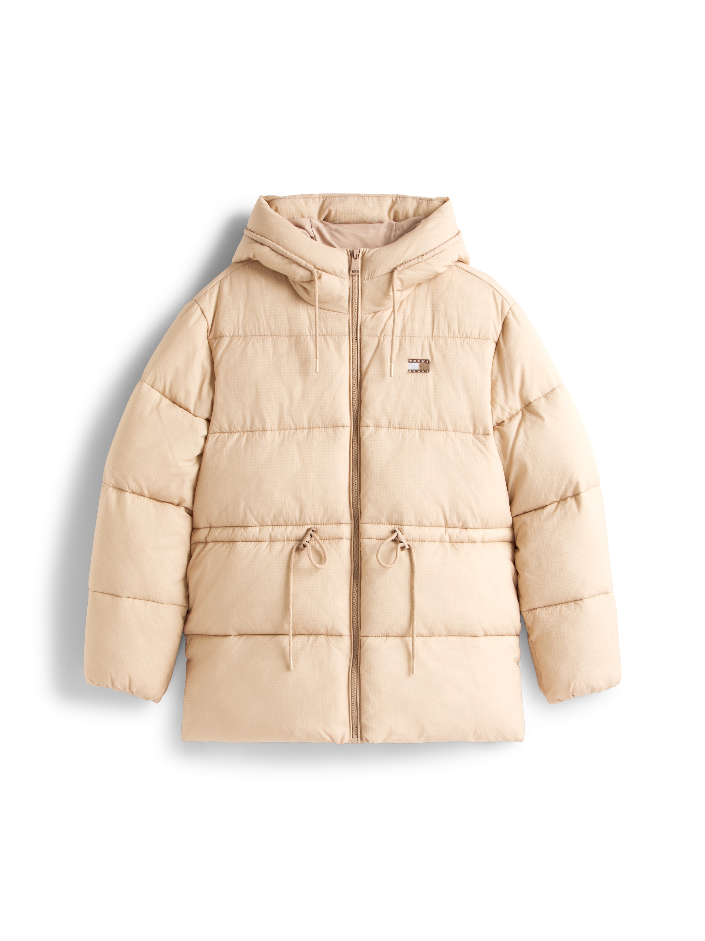 Tommy Jeans Steppjacke »TJW HOODED MIDI PUFFER JACKET« mit Kapuze