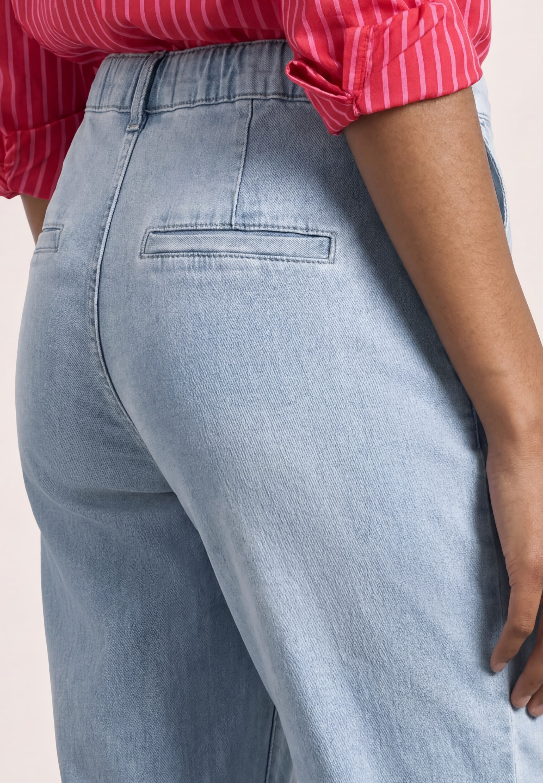 STREET ONE Loose-fit-Jeans im Chino-Look