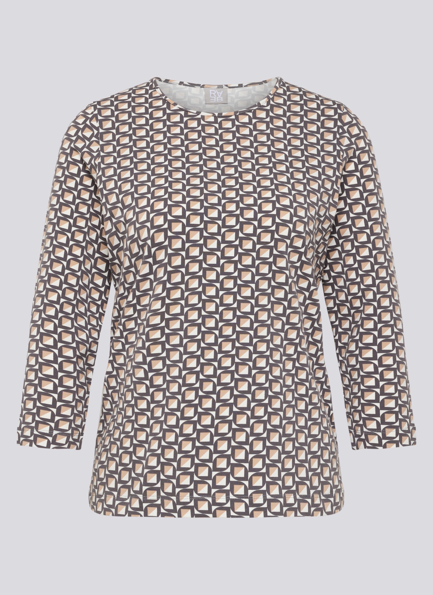 Rabe 3/4-Arm-Shirt mit Minimal Print