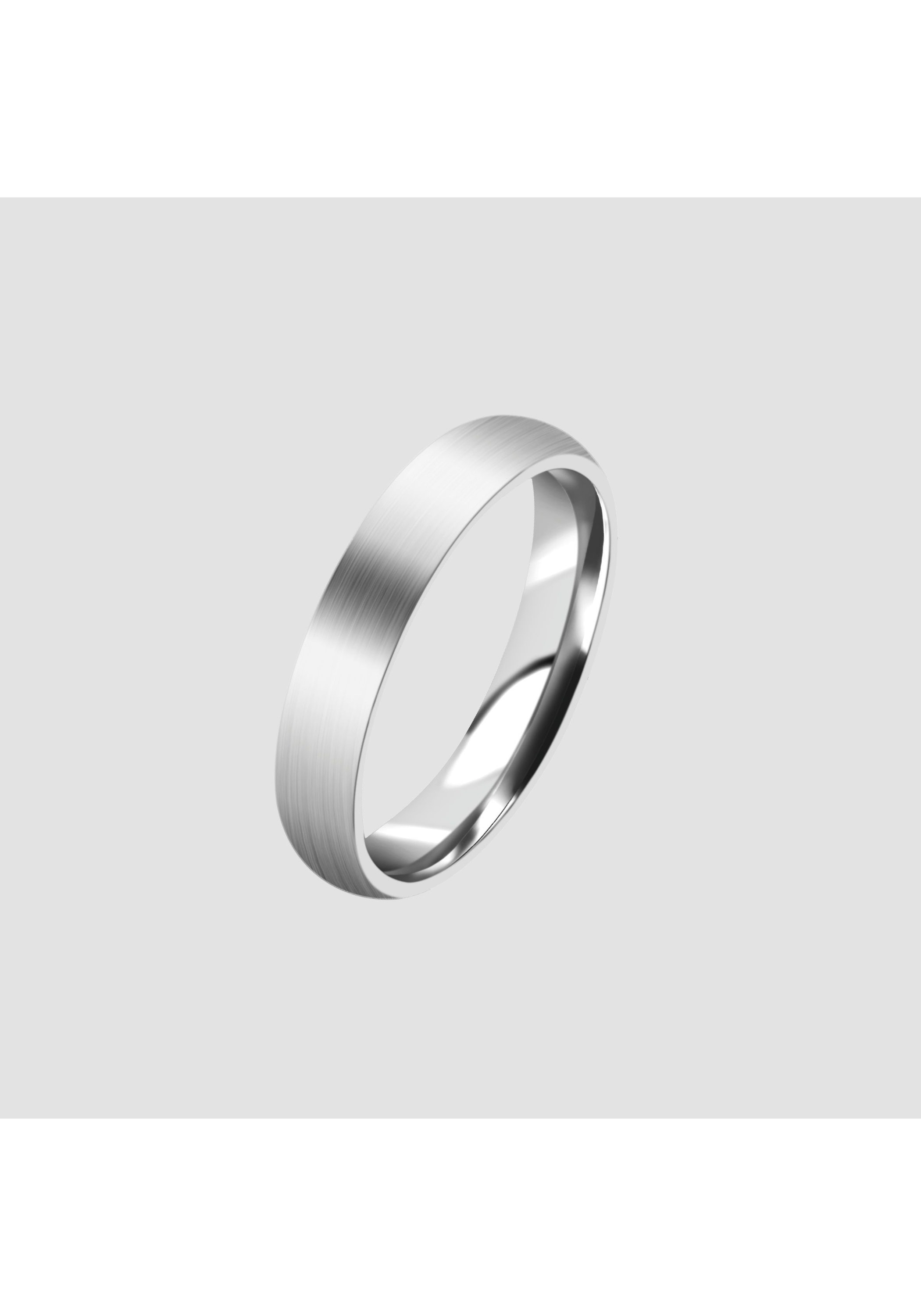 AKZENT Partnerring »Noble Triumph, silberfarbig, hautverträglich«