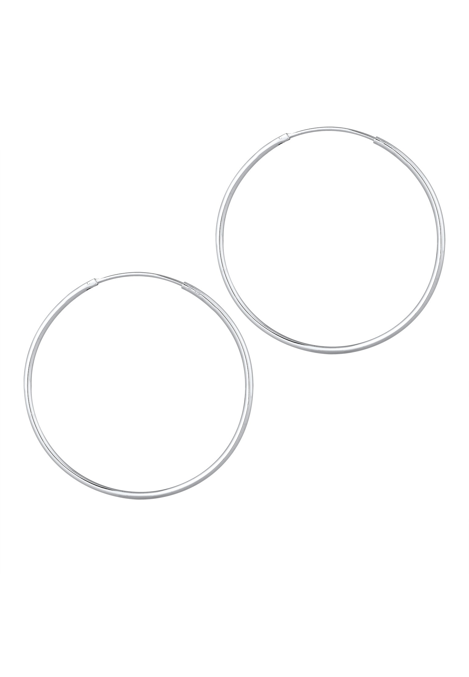 Elli Paar Creolen »Ohrringe Creolen Glänzend 925 Sterling Silber«