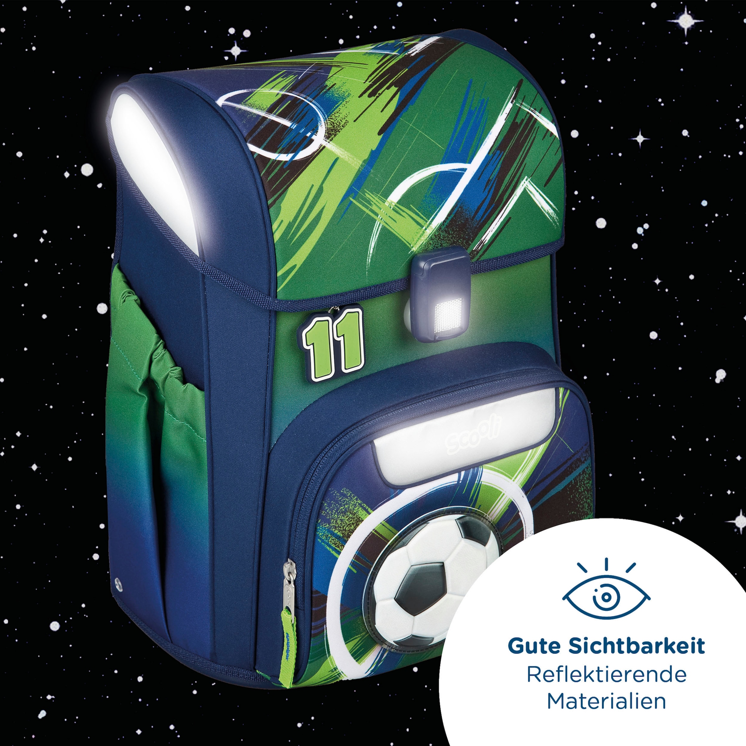 Scooli Schulranzen »Easy Start« Reflektoren