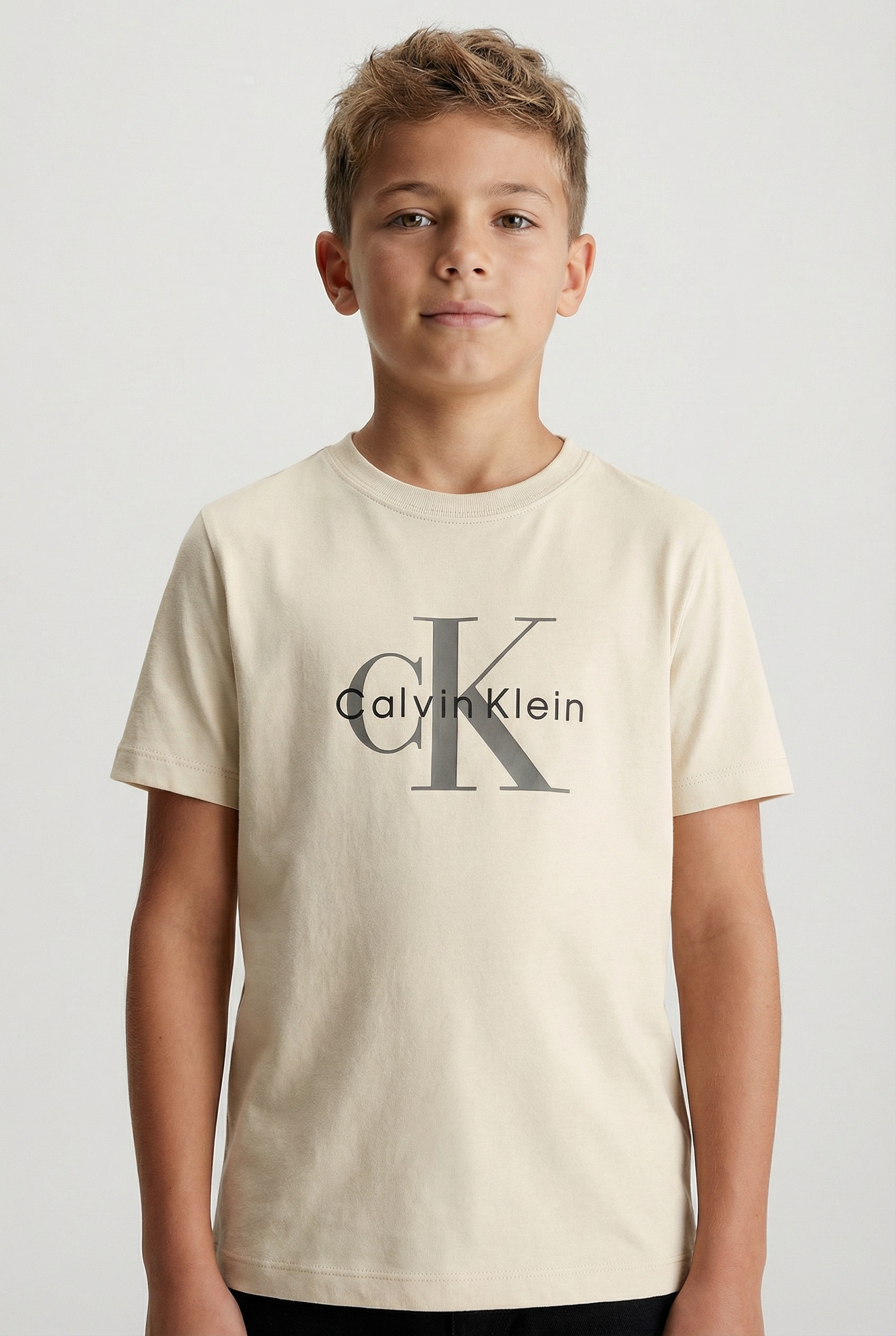 Calvin Klein Jeans T-Shirt für Kinder bis 16 Jahre, regular fit, Rundhalsausschnitt