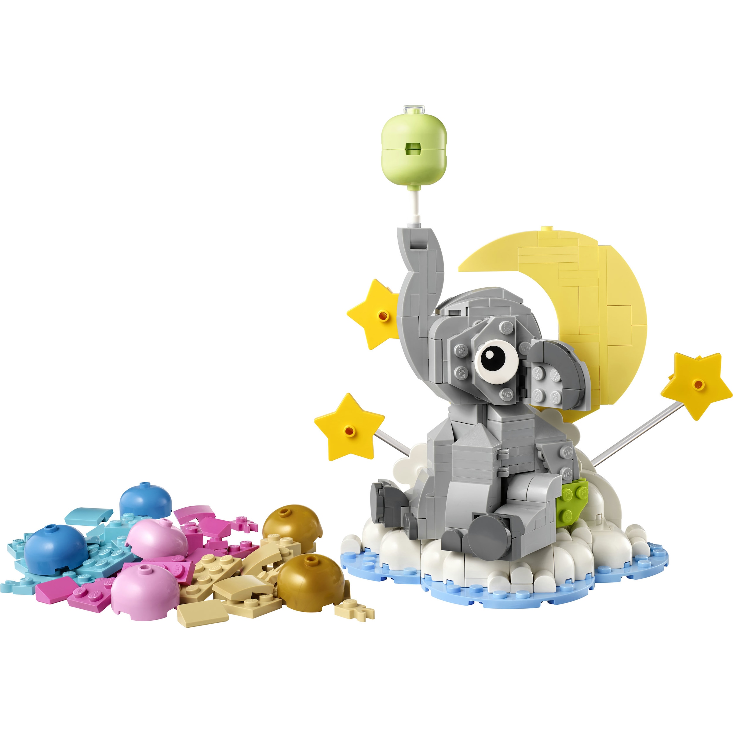 LEGO® Konstruktionsspielsteine »Schwebender Baby-Elefant (40814), LEGO Iconic« Made in Europe