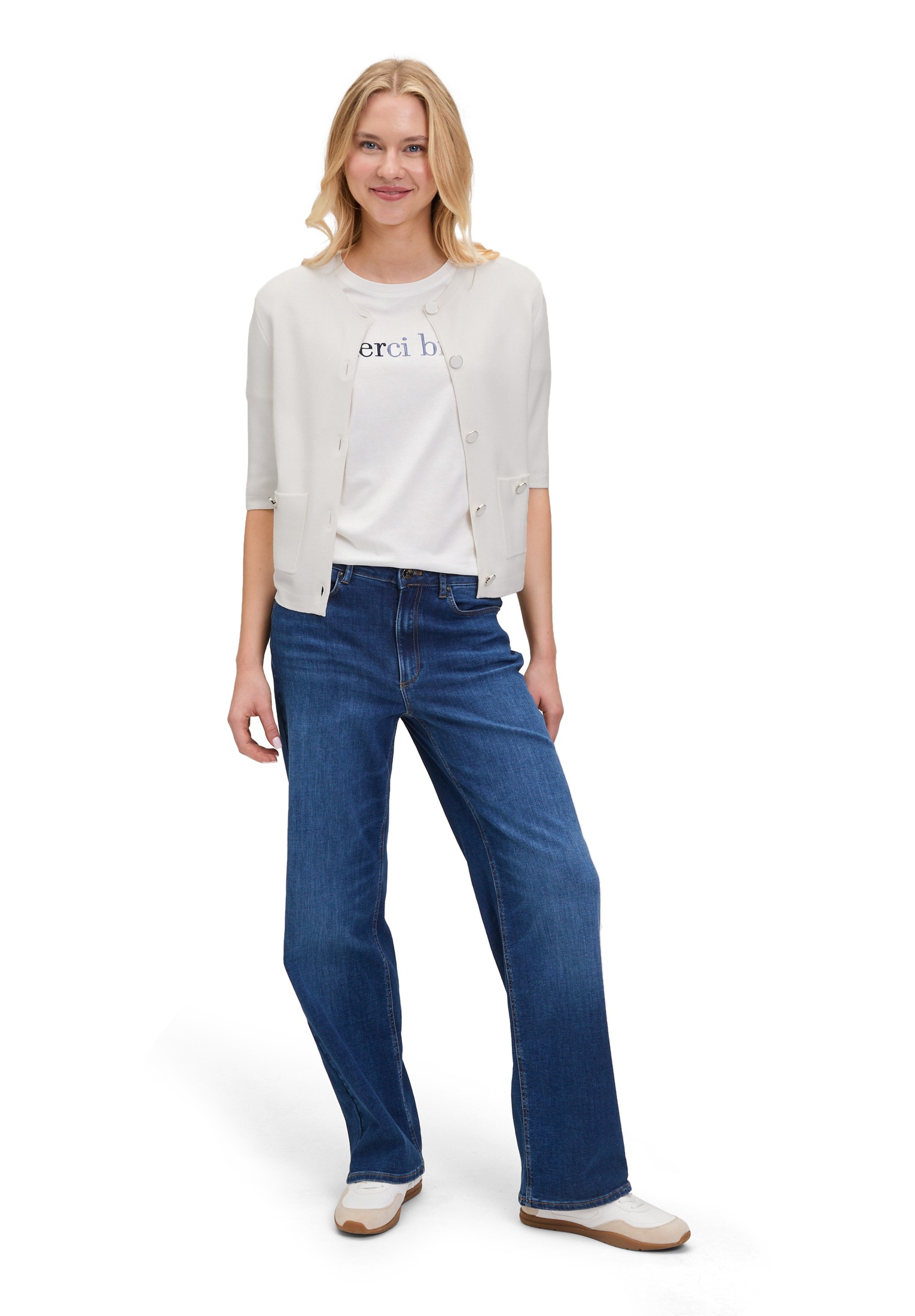 Betty&Co Cardigan »Strick-Cardigan mit Knopfleiste«