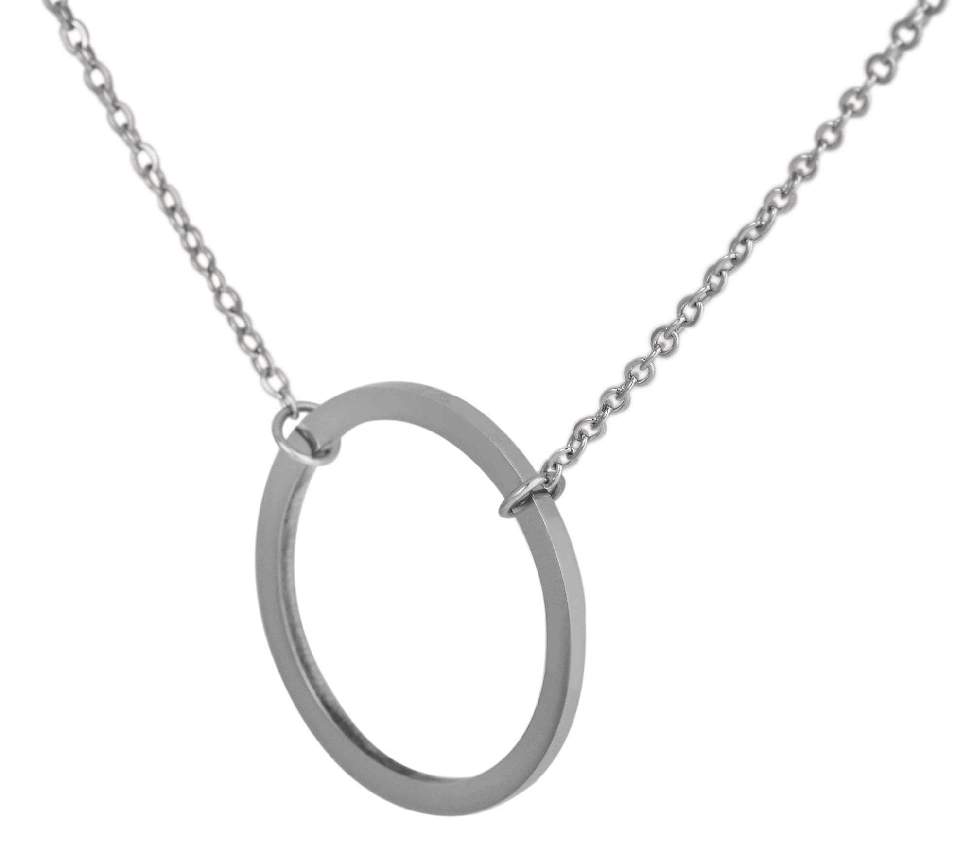Adelia´s Gliederkette »Damen Halskette ¿ Ankerkette aus Edelstahl 45 cm«