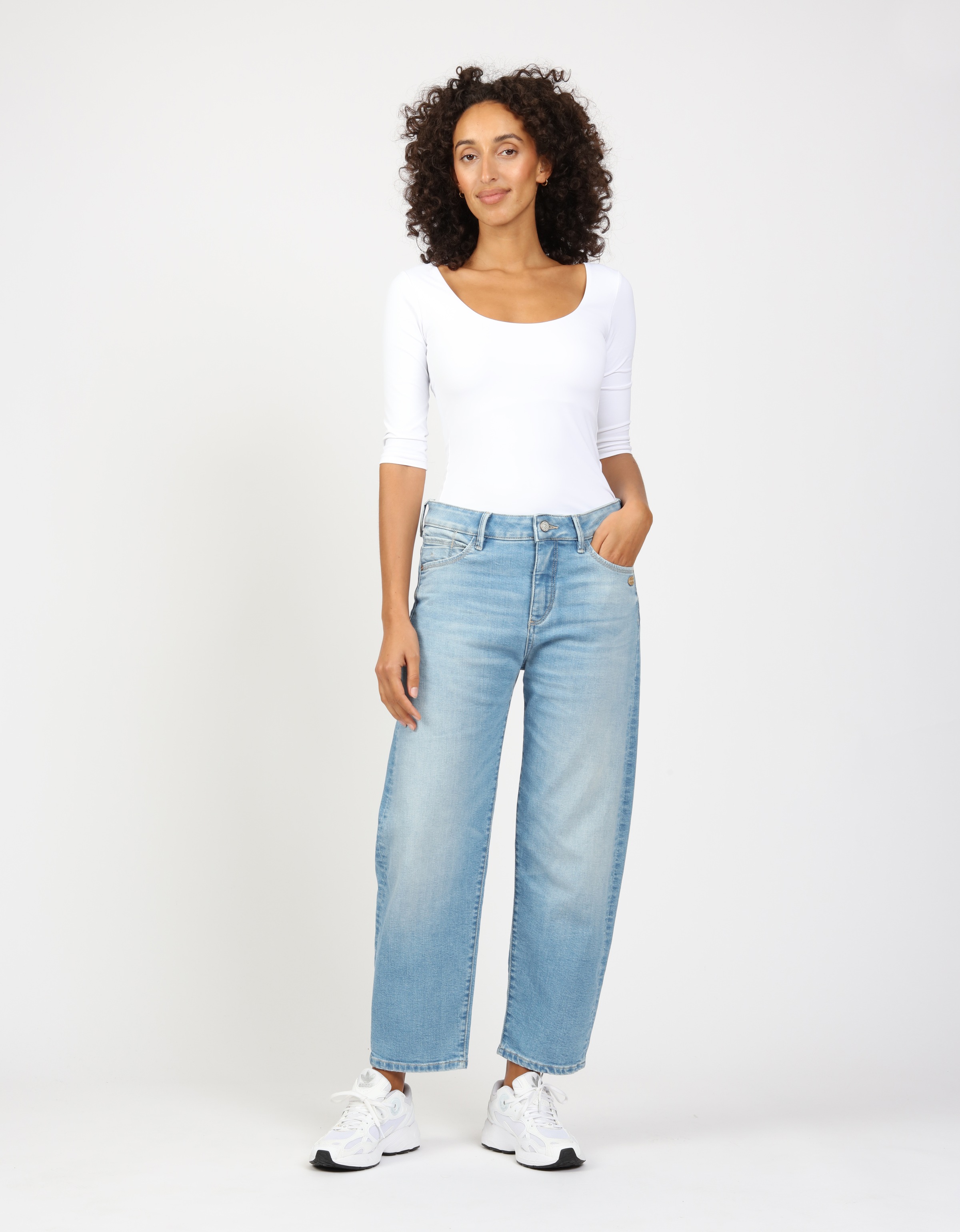 GANG 5-Pocket-Jeans »94IDA«, im lässigen O-Shape
