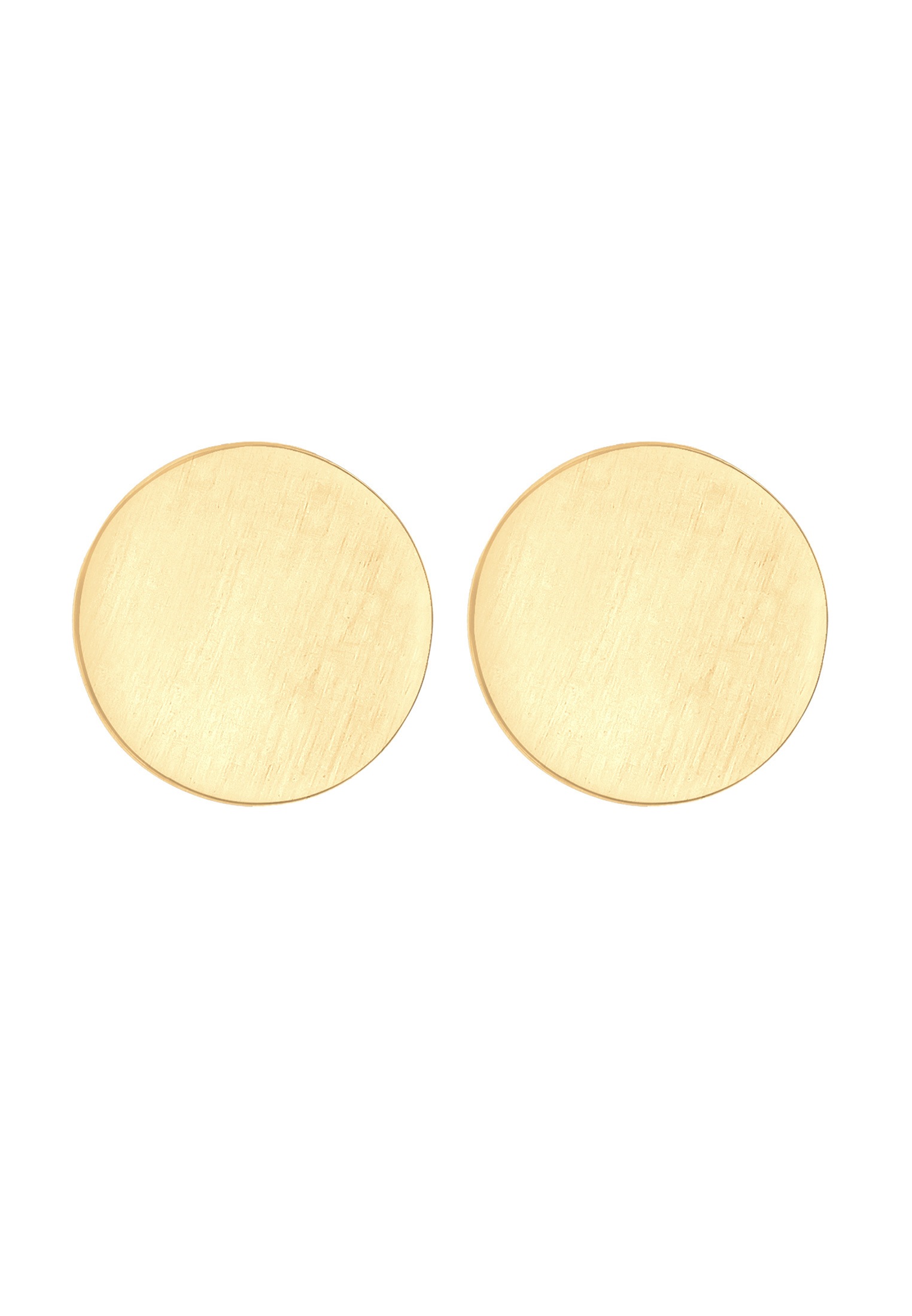 Elli Paar Ohrstecker »Ohrringe Ohrstecker Geo Kreis Matt Basic Cool 925er Silber«
