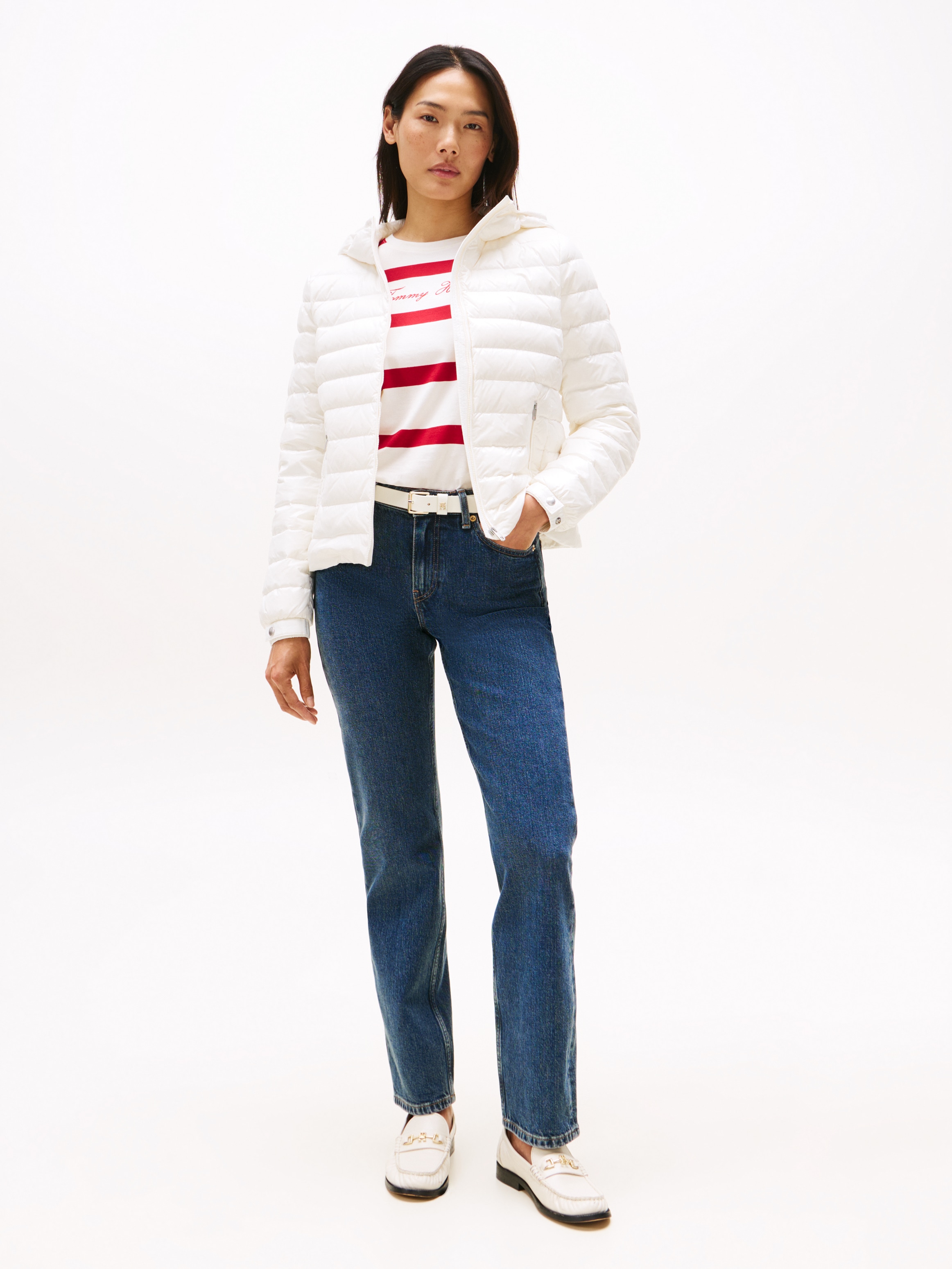 Tommy Hilfiger Steppjacke »UL DOWN REG HOODED JACKET«, mit Kapuze