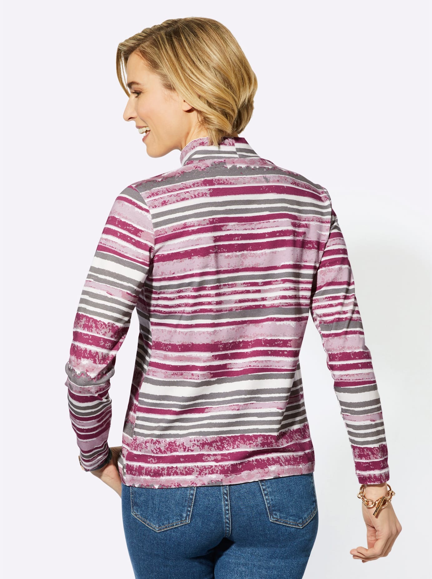 Casual Looks Stehkragenshirt »Shirt«, (1 tlg.)