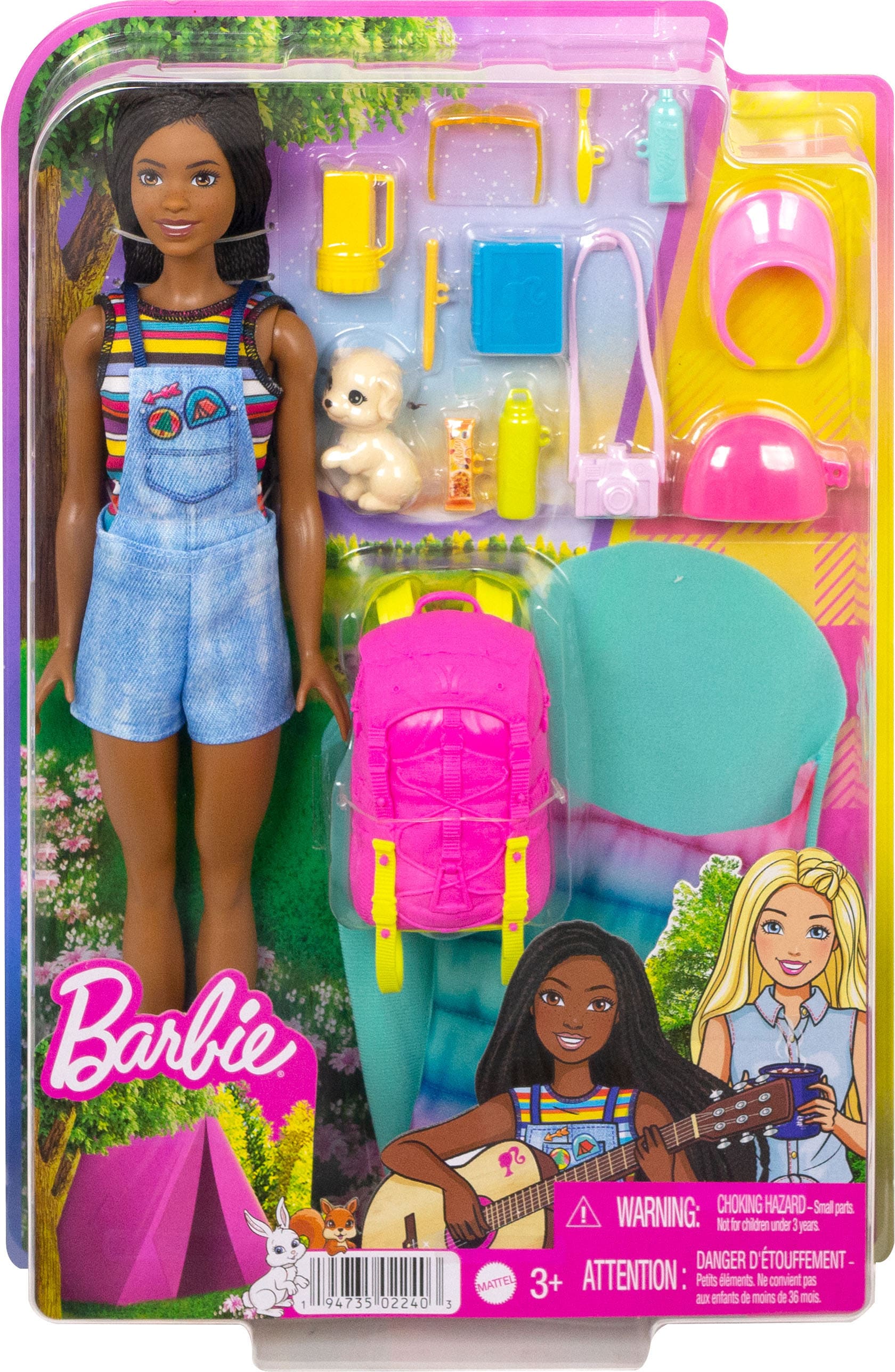 Barbie Anziehpuppe »It takes two Camping-Set inkl. Brooklyn Puppe, Hund & Zubehör«