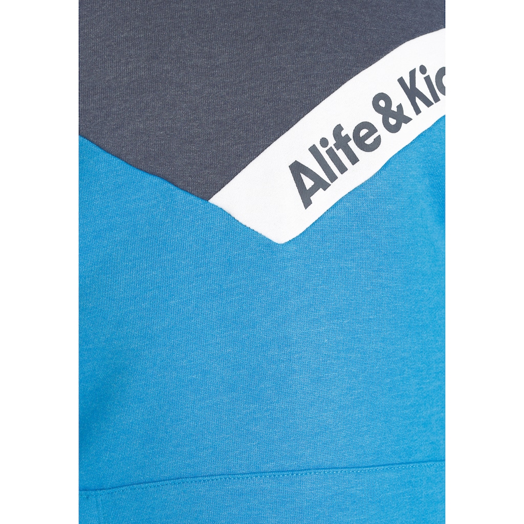 Alife & Kickin Kapuzensweatshirt »Colorblocking«